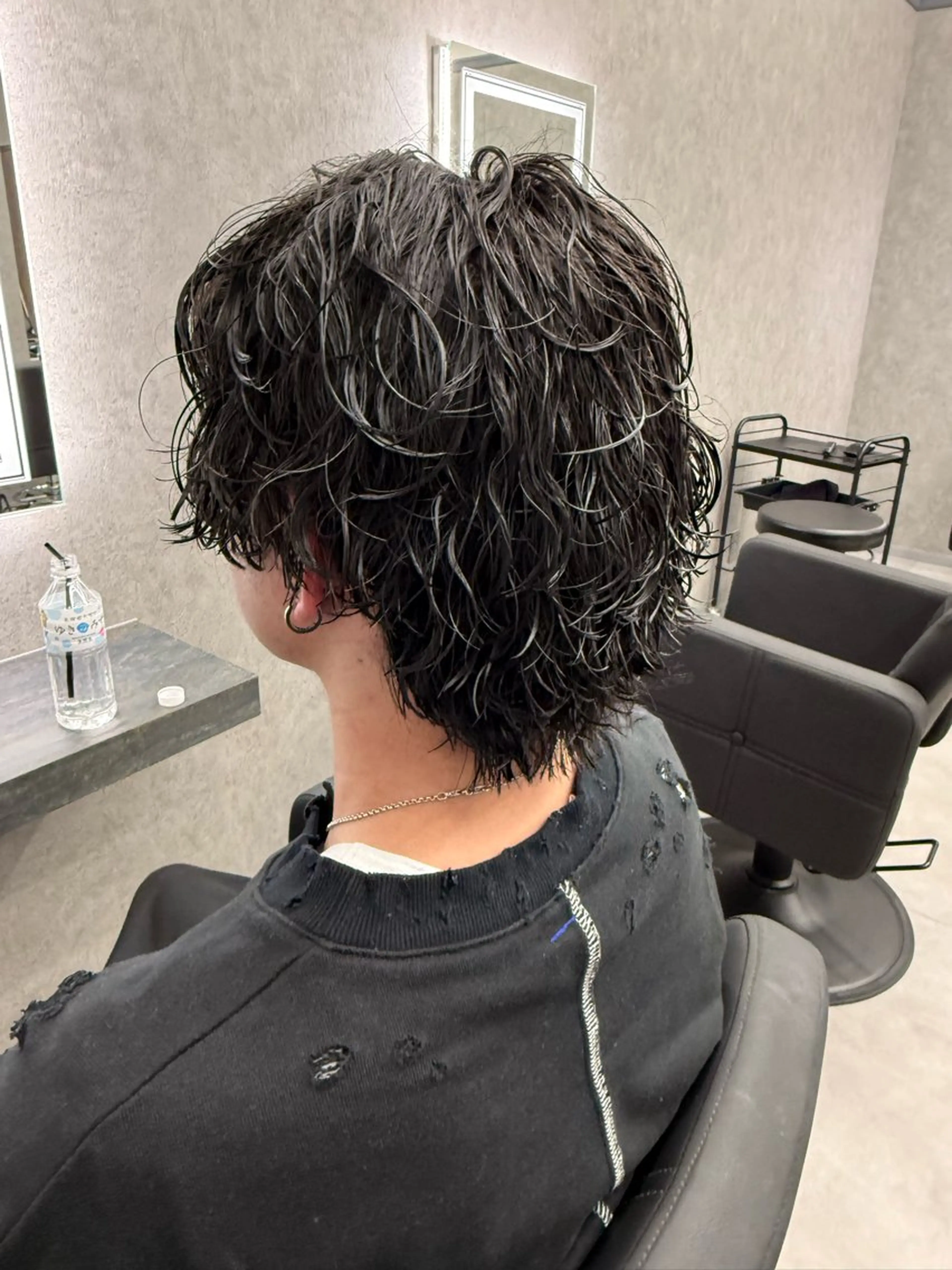 ミディアム カット パーマ 🔥メンズ特化🔥 春音のヘアスタイル