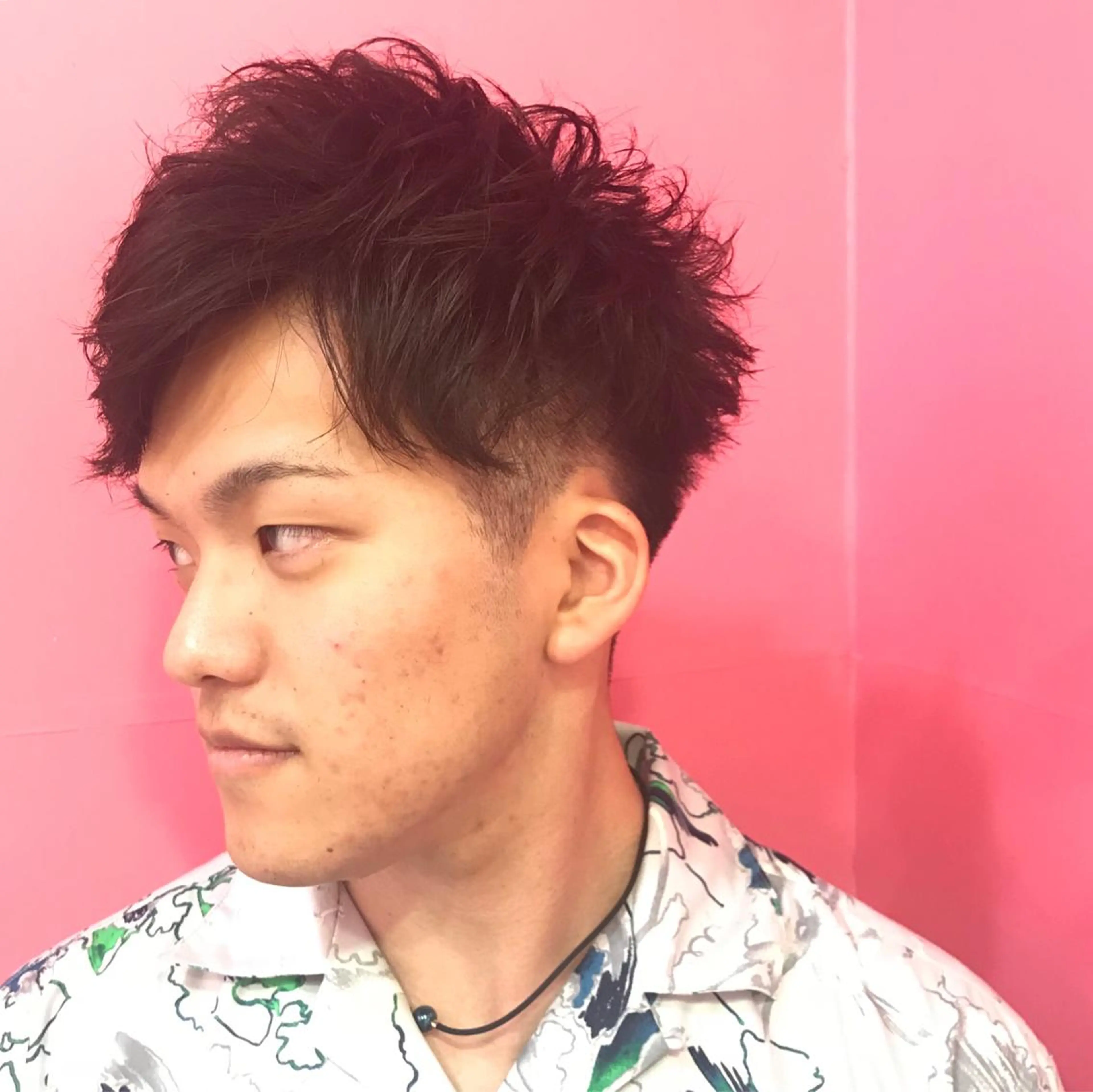 ショート メンズ アップバング ショートヘア カット Vir by browのヘアスタイル