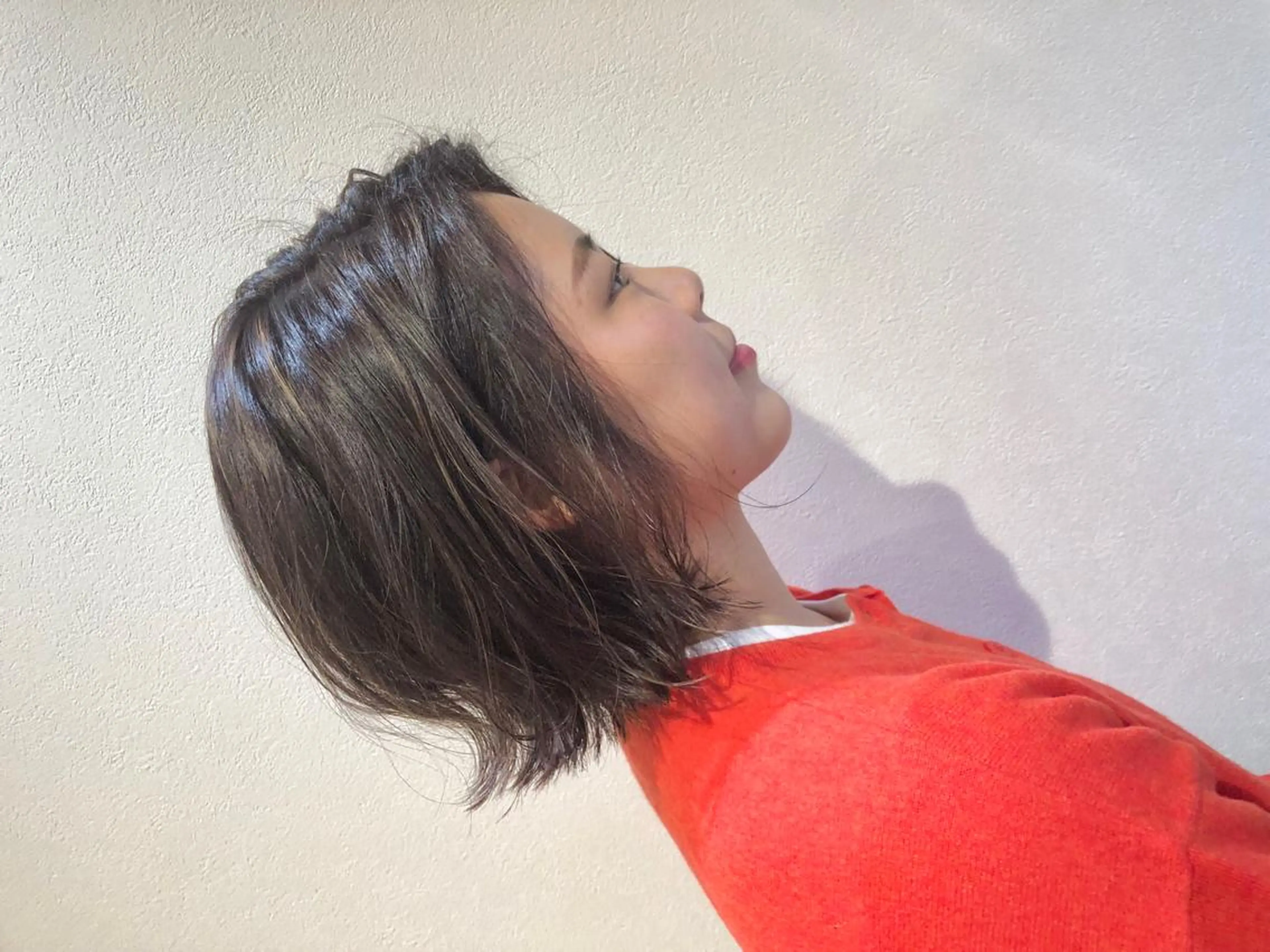 カラー 透明感カラー ハイライトカラー ヘアカラー Ling K所属・古川 華那のヘアスタイル