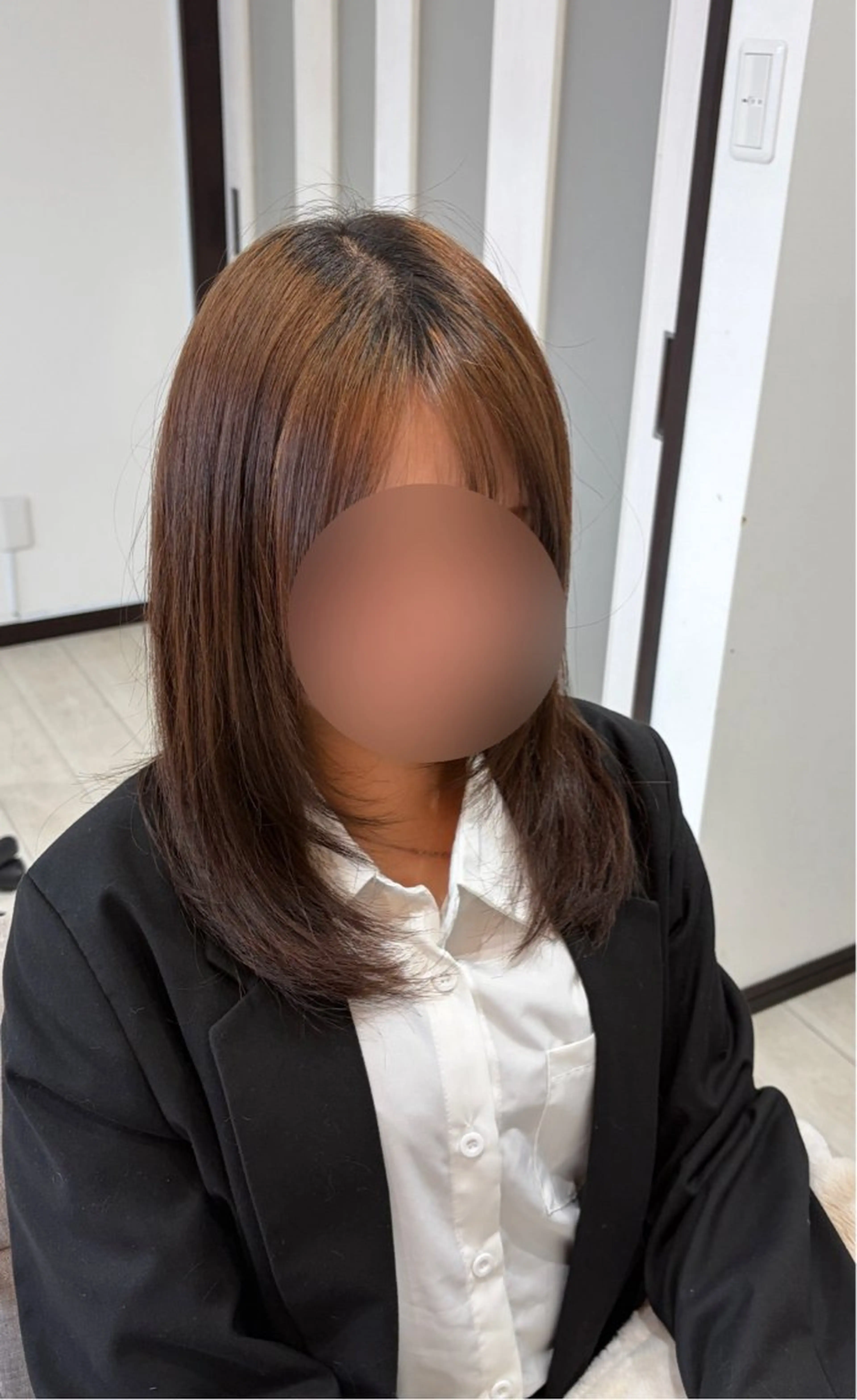 レイヤー、ハッシュカット、レイヤーボブのカットのモデル募集になります ご予約はラインID@746svnskにお願いしますの写真