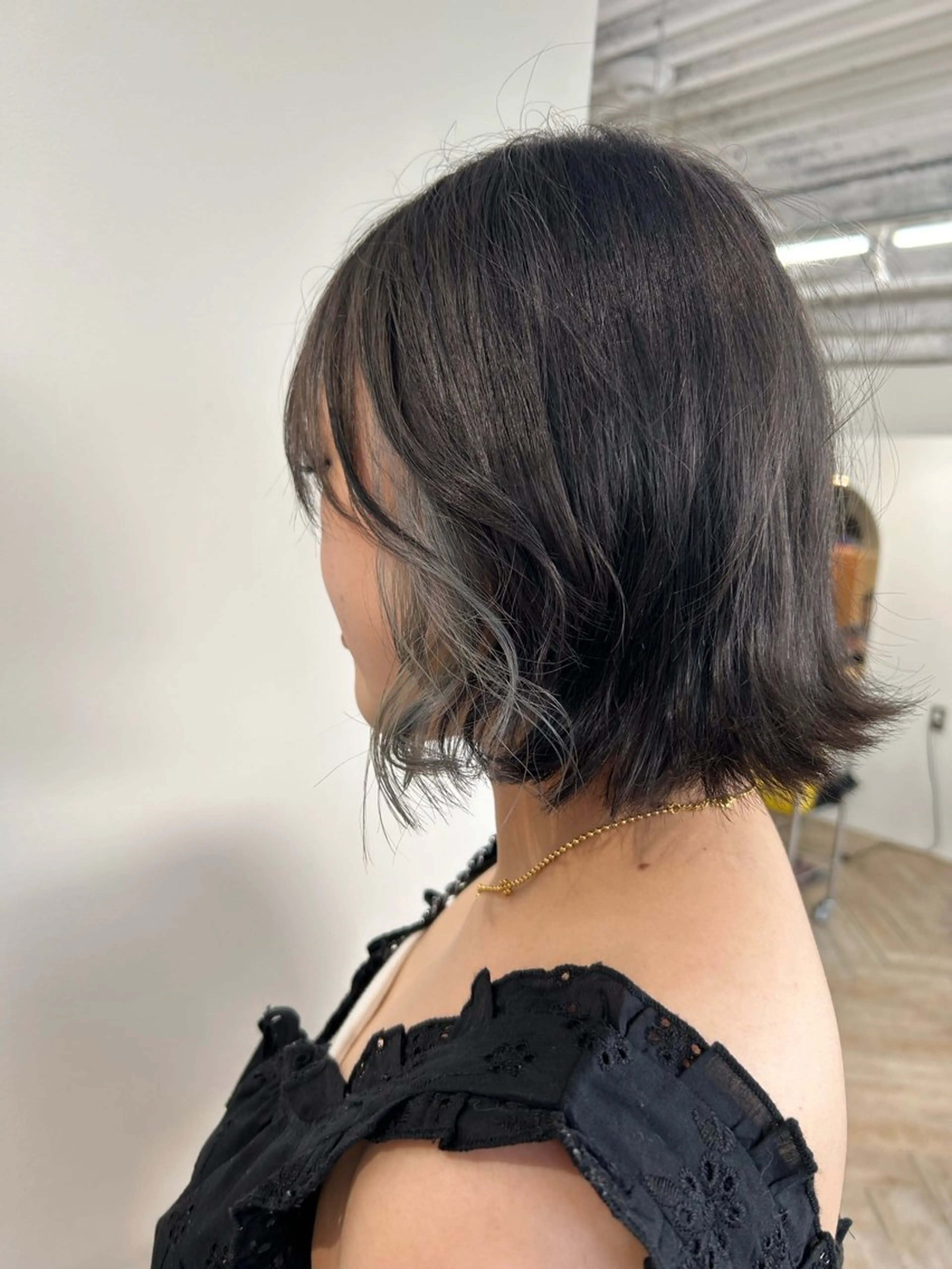 カラー ヘアカラー トリートメント ベージュ/ダブルカラ ー/新潟駅/青柳萌果のヘアスタイル