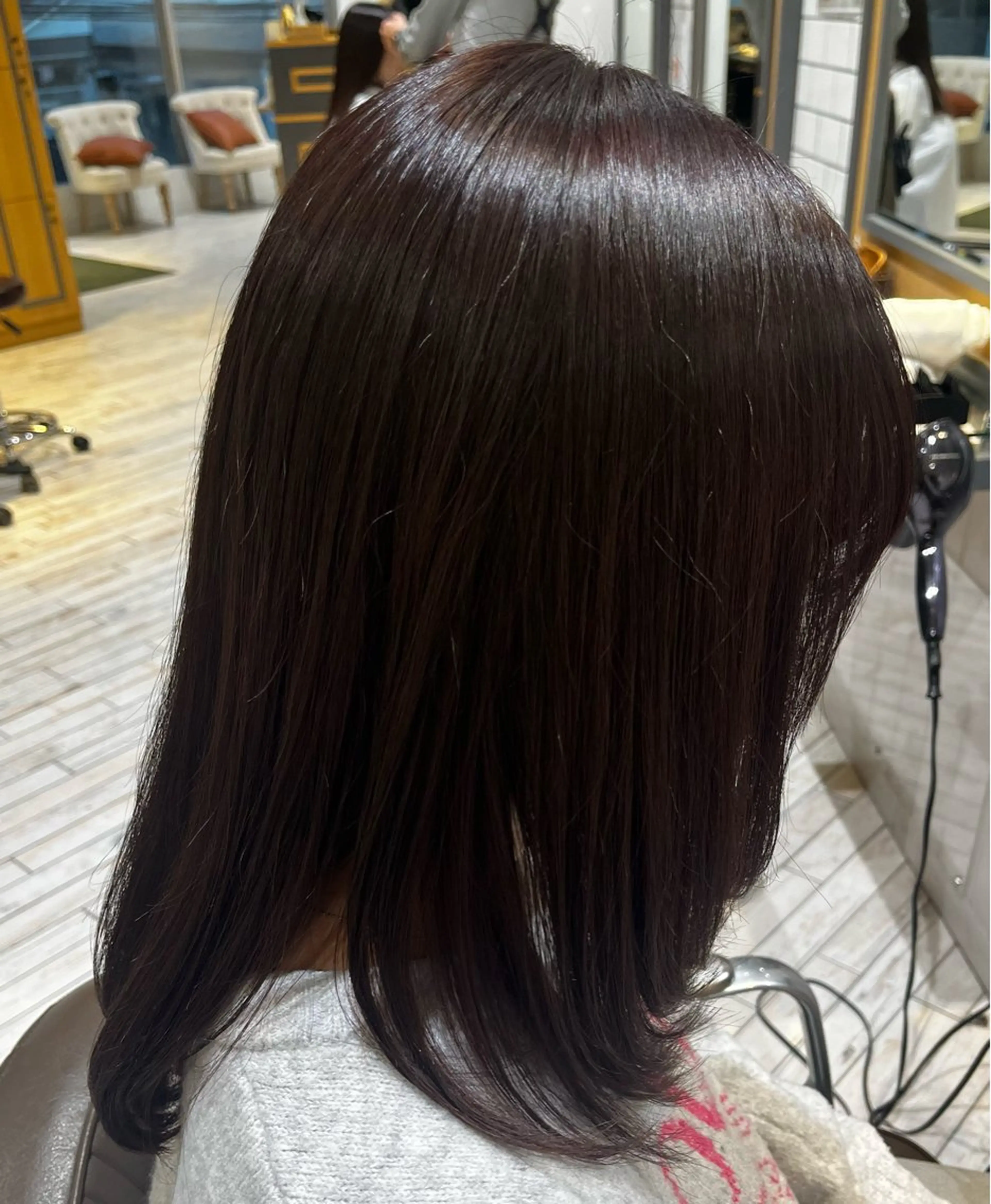 ミディアム カラー ヘアカラー 高橋 雪声のヘアスタイル