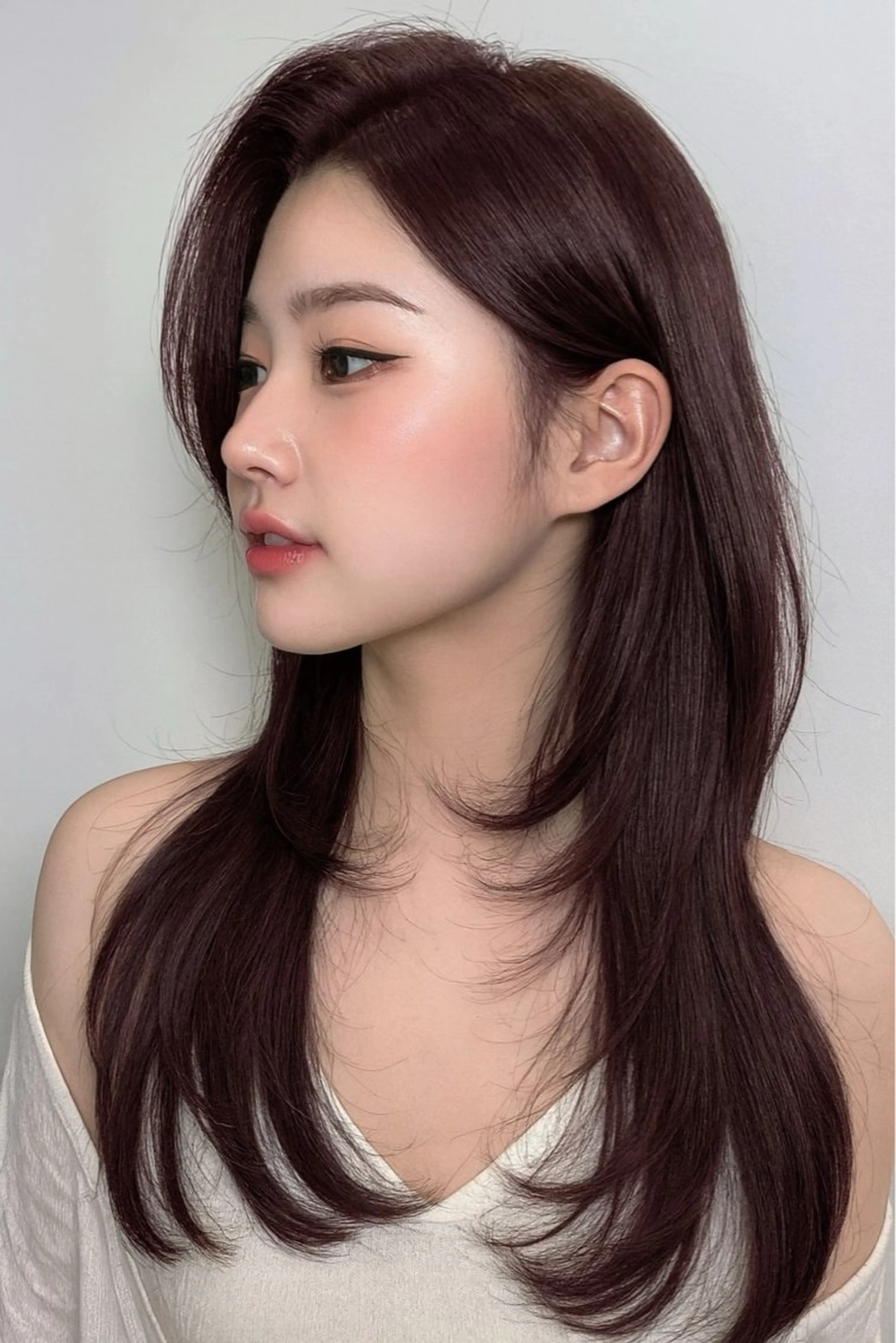 セミロング カット ヘアカラー トリートメント KANA🌷 髪質改善のヘアスタイル