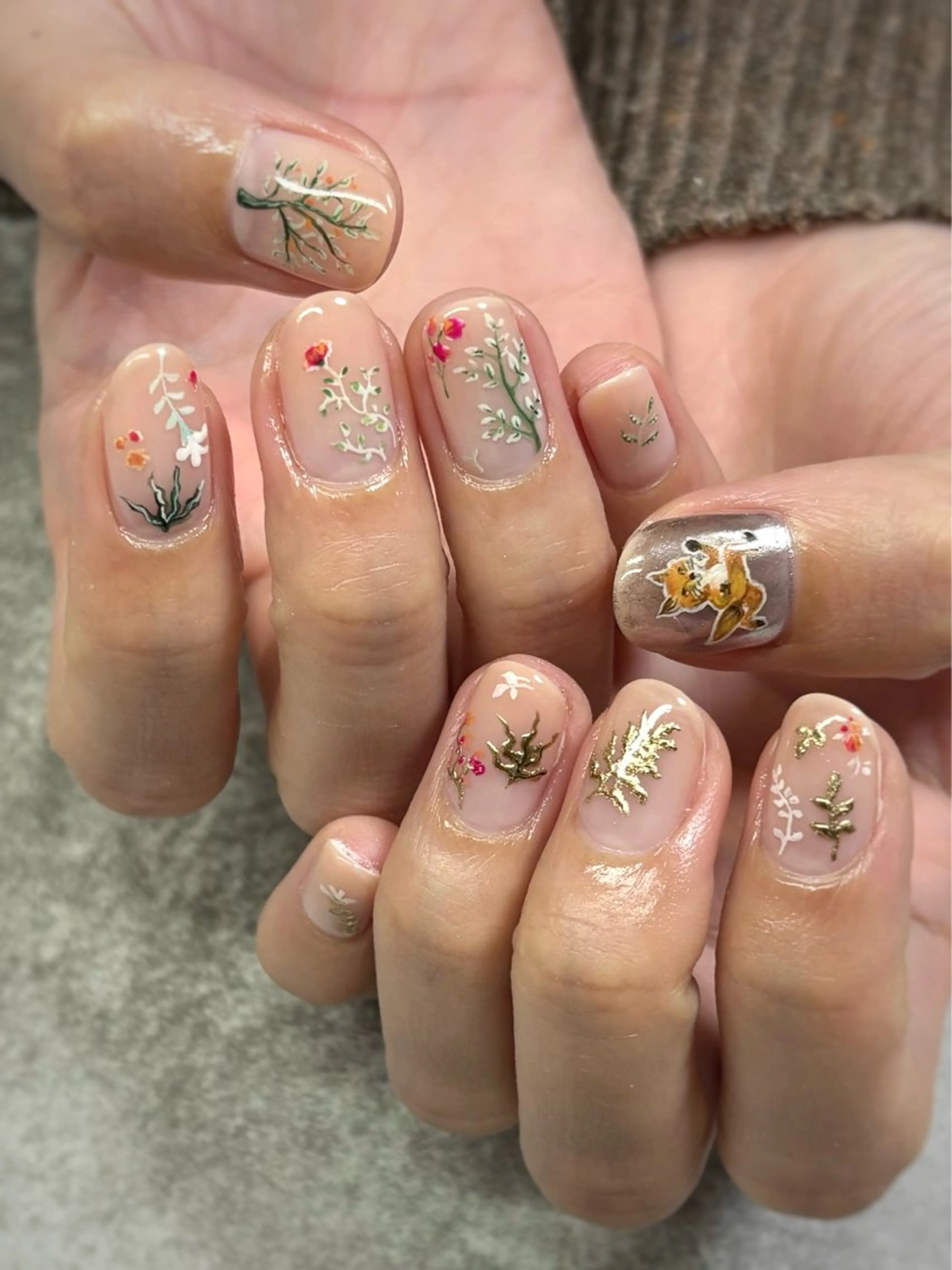 ネイル ハンドネイル FIORITURA Maikoのネイルデザイン