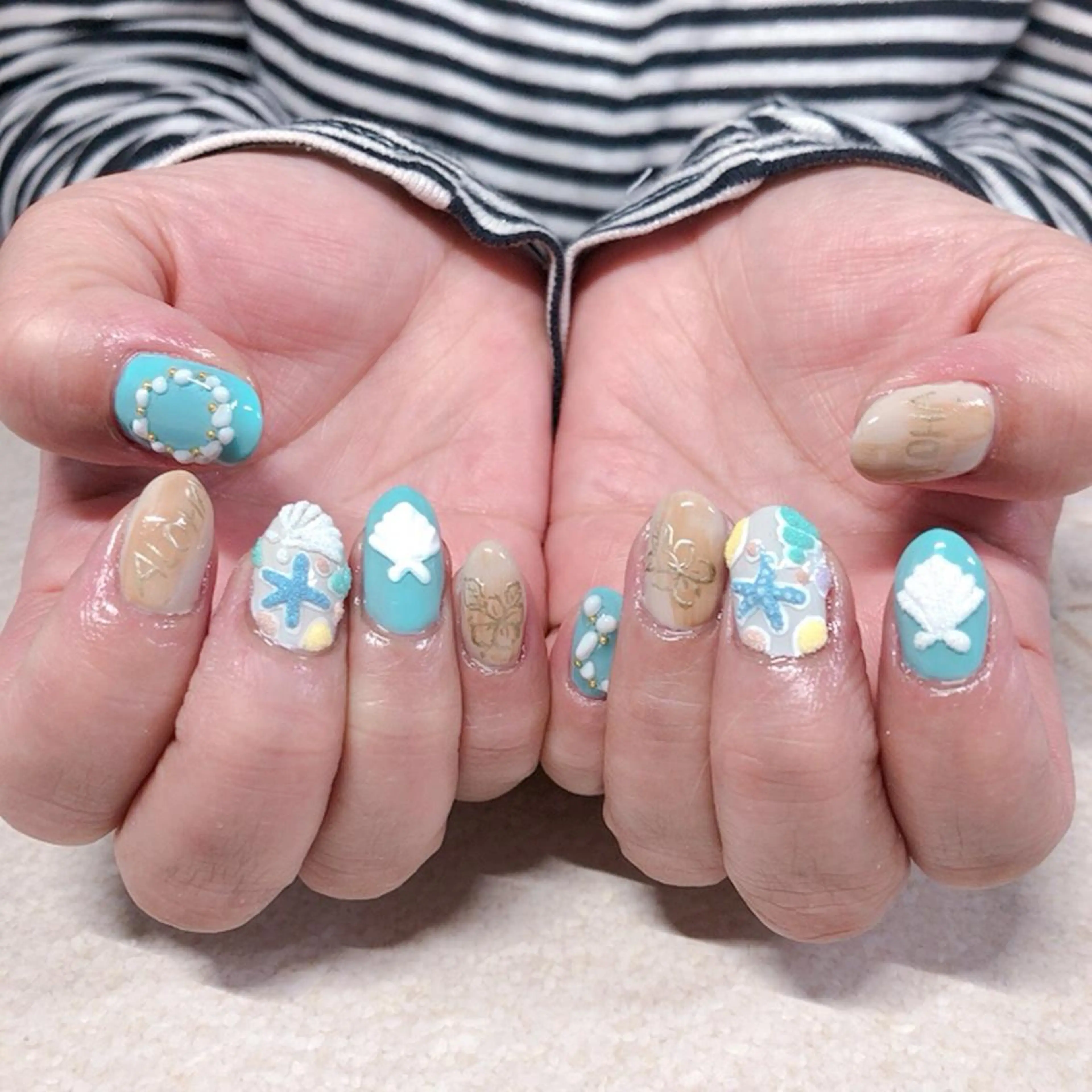 ネイル アートネイル 奥園 良恵のネイルデザイン