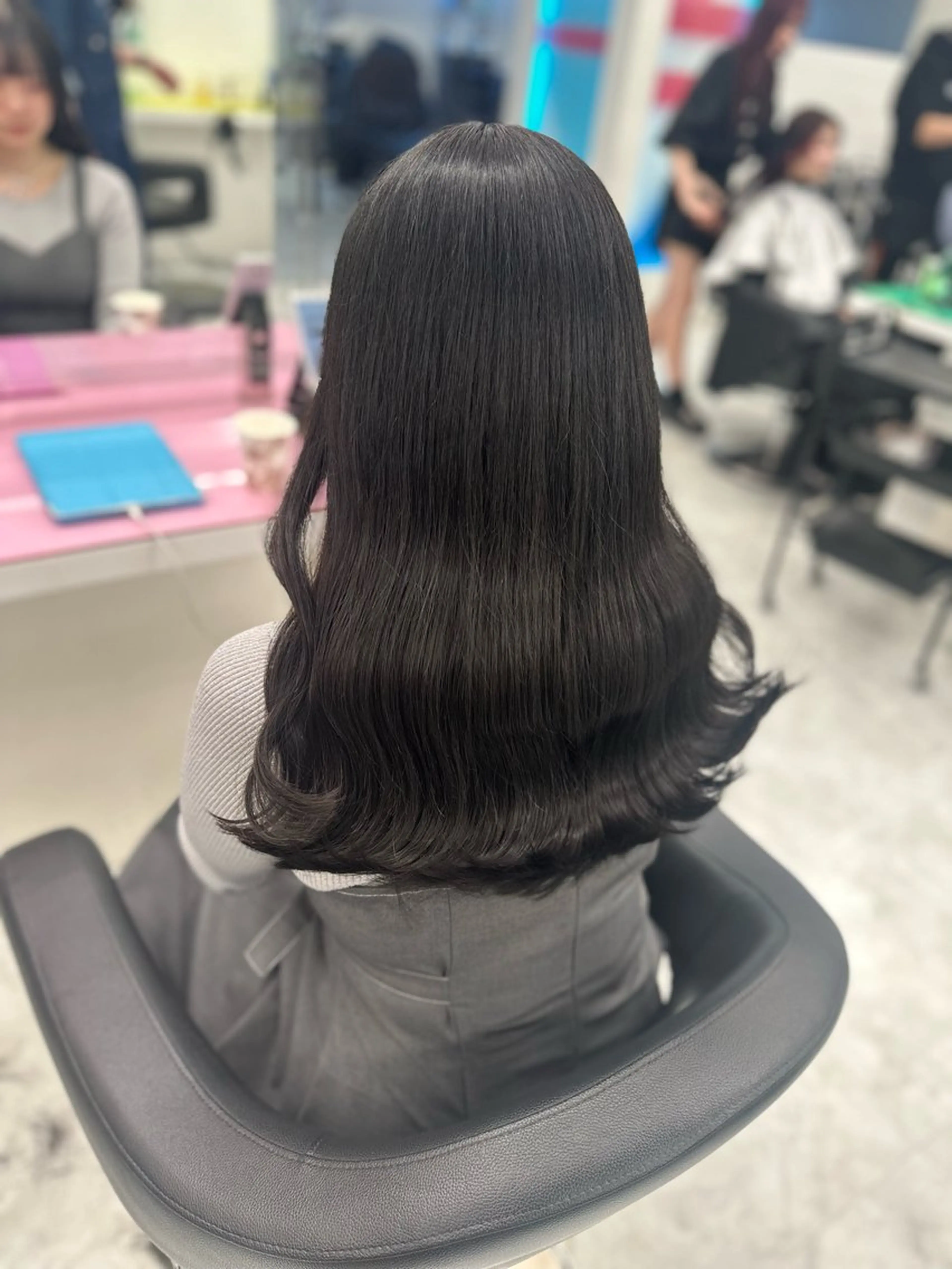 セミロング カラー ♡ダブルカラー特化♡ miyuのヘアスタイル