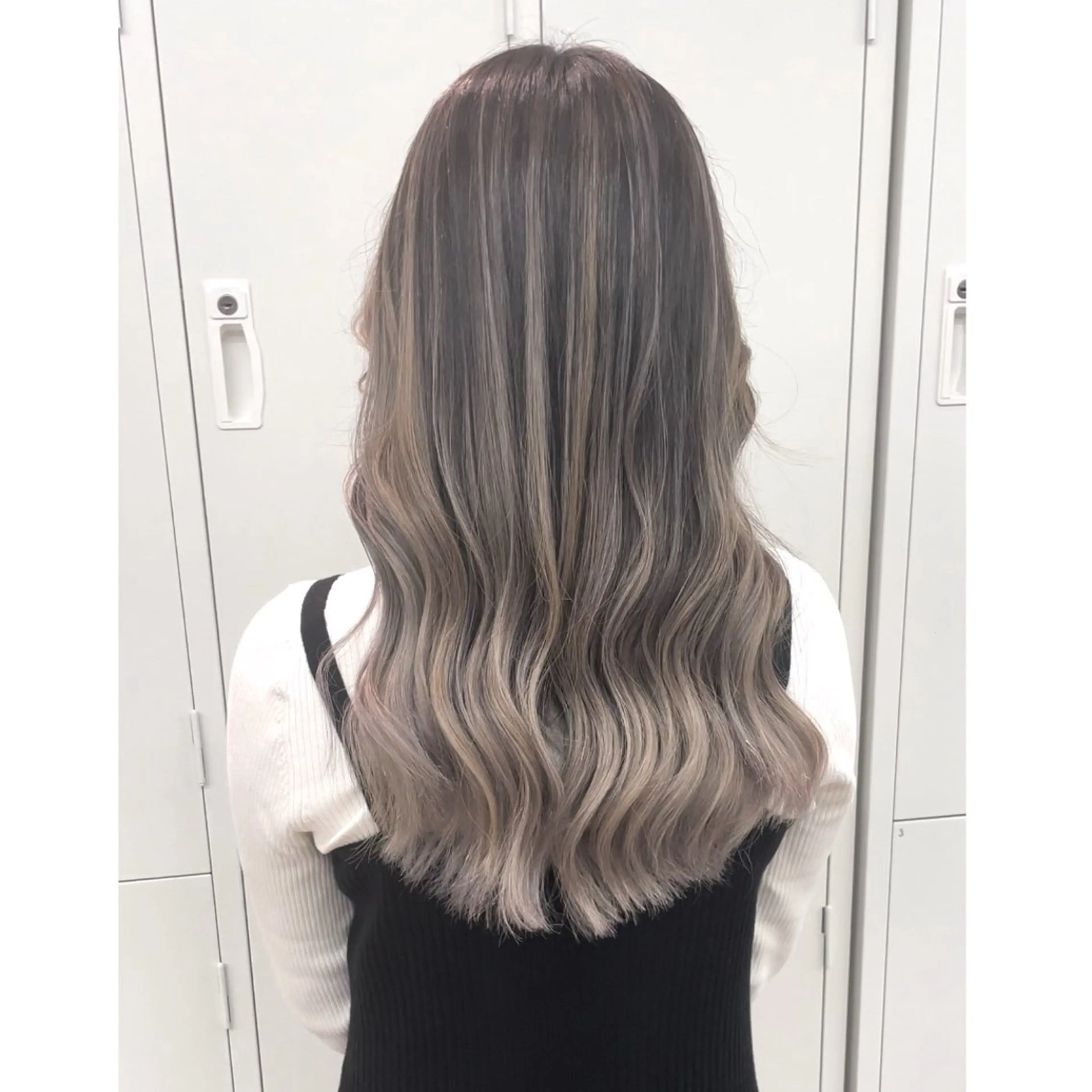 ロング カラー カット ヘアカラー トリートメント 奥山義進/大宮 /ダブルカラーのヘアスタイル