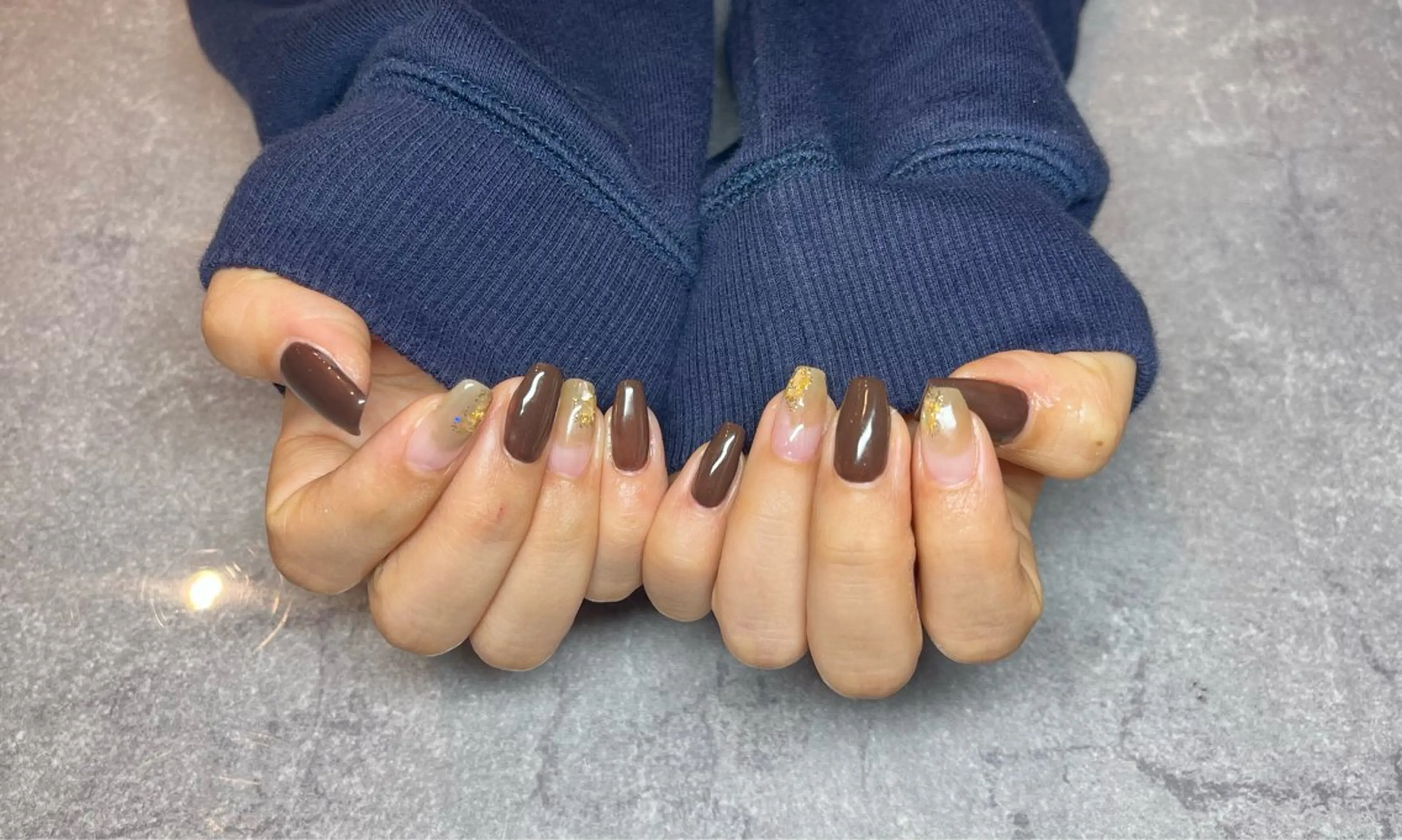 ネイル ニュアンスネイル ハンドネイル ネイルスクールw yuriのネイルデザイン