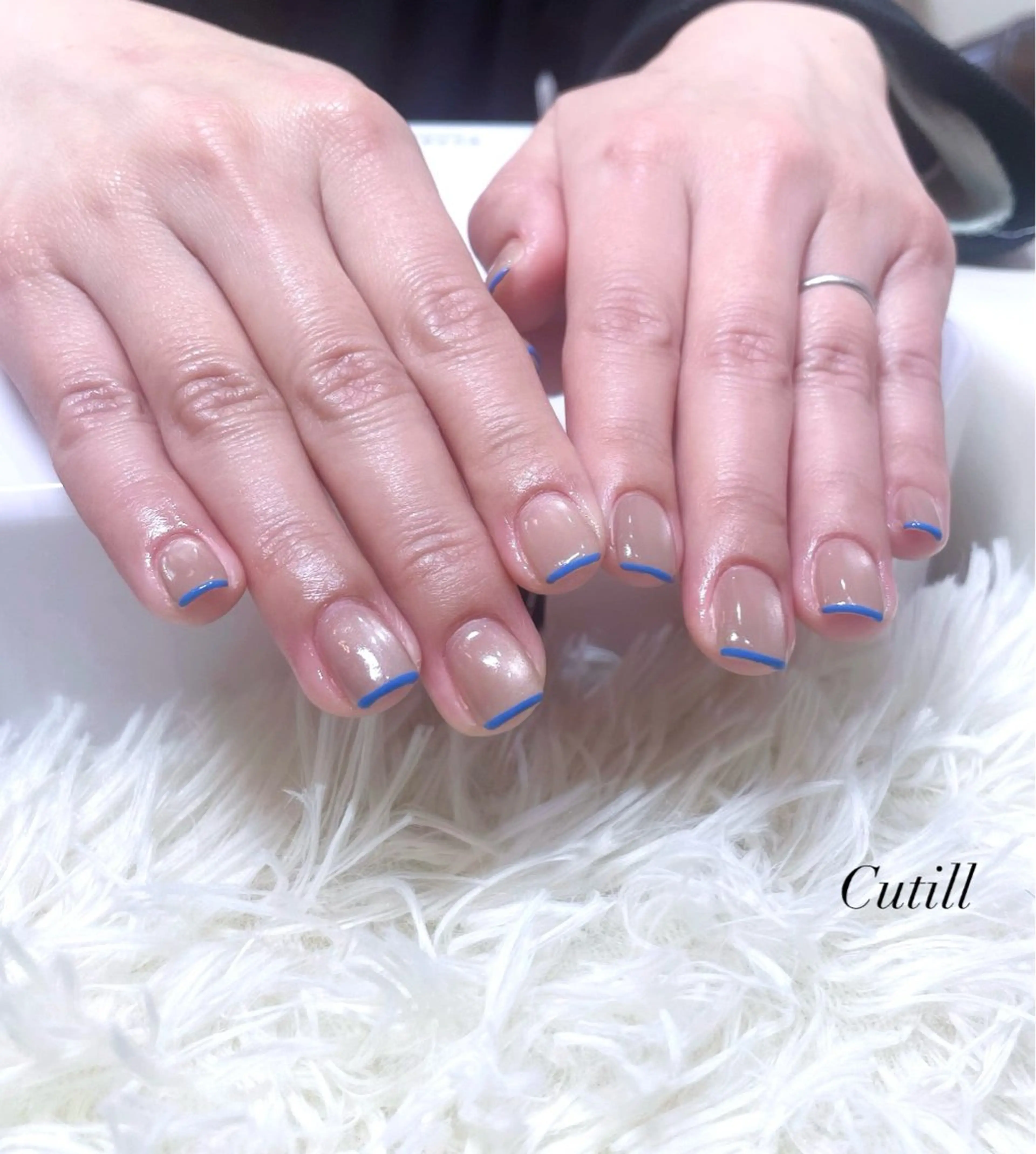 ネイル フレンチネイル feel.a ‎もえ‎のネイルデザイン