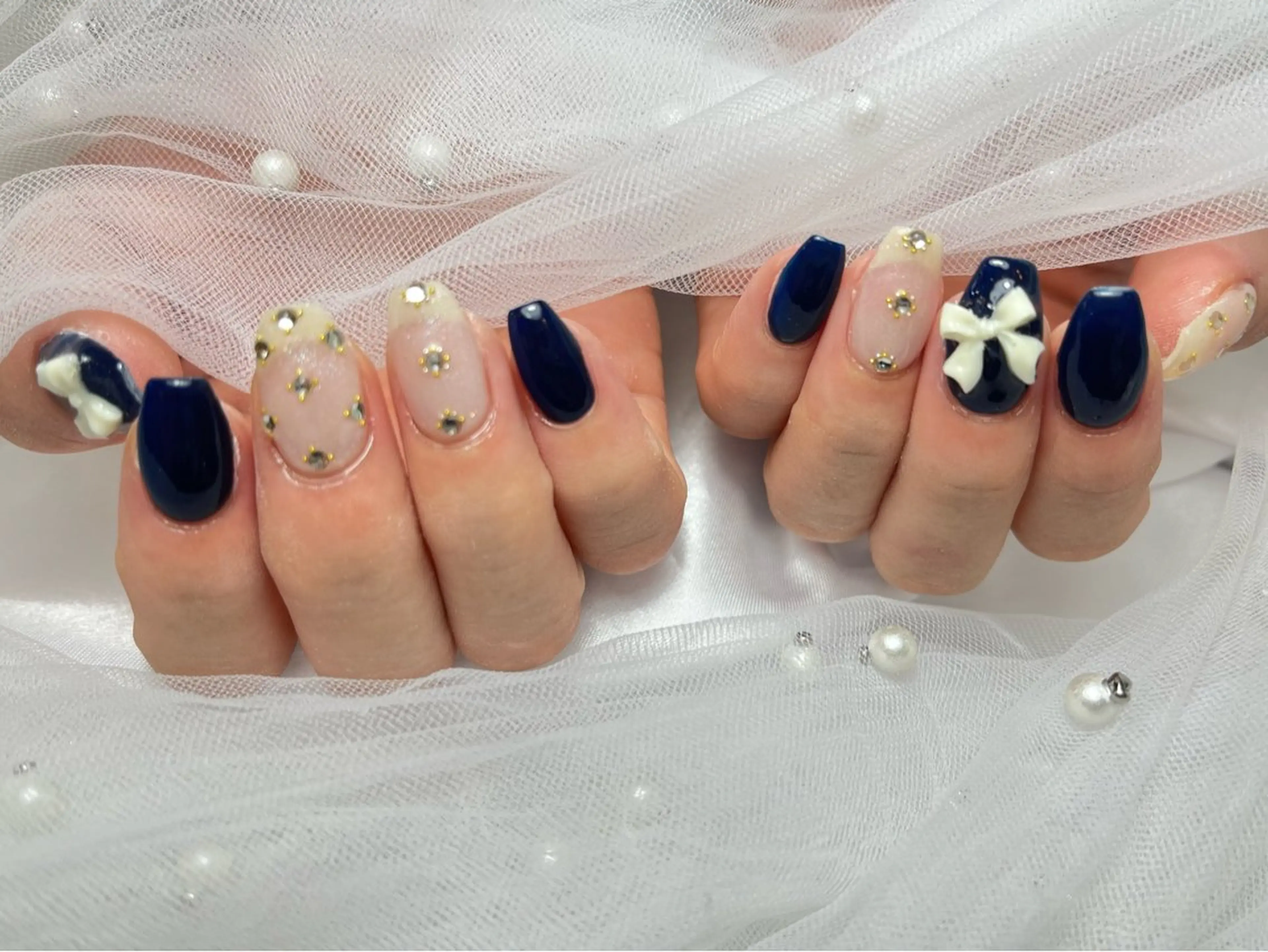 ネイル アートネイル 持ち込み ハンドネイル ハンドケア peTiT sayakaのネイルデザイン