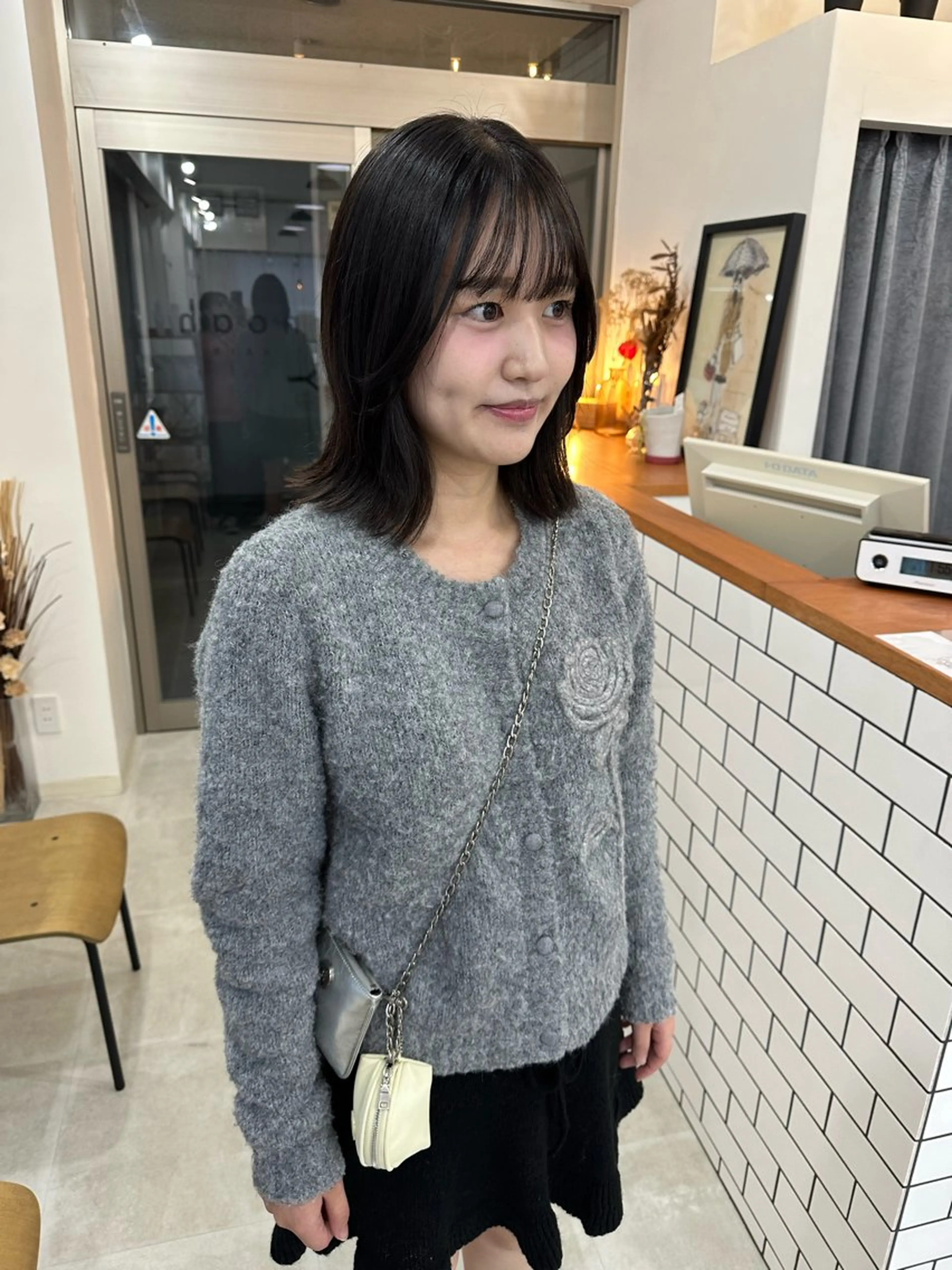 ミディアム パーマ お洒落パーマ/ 艶カラー/michiのヘアスタイル