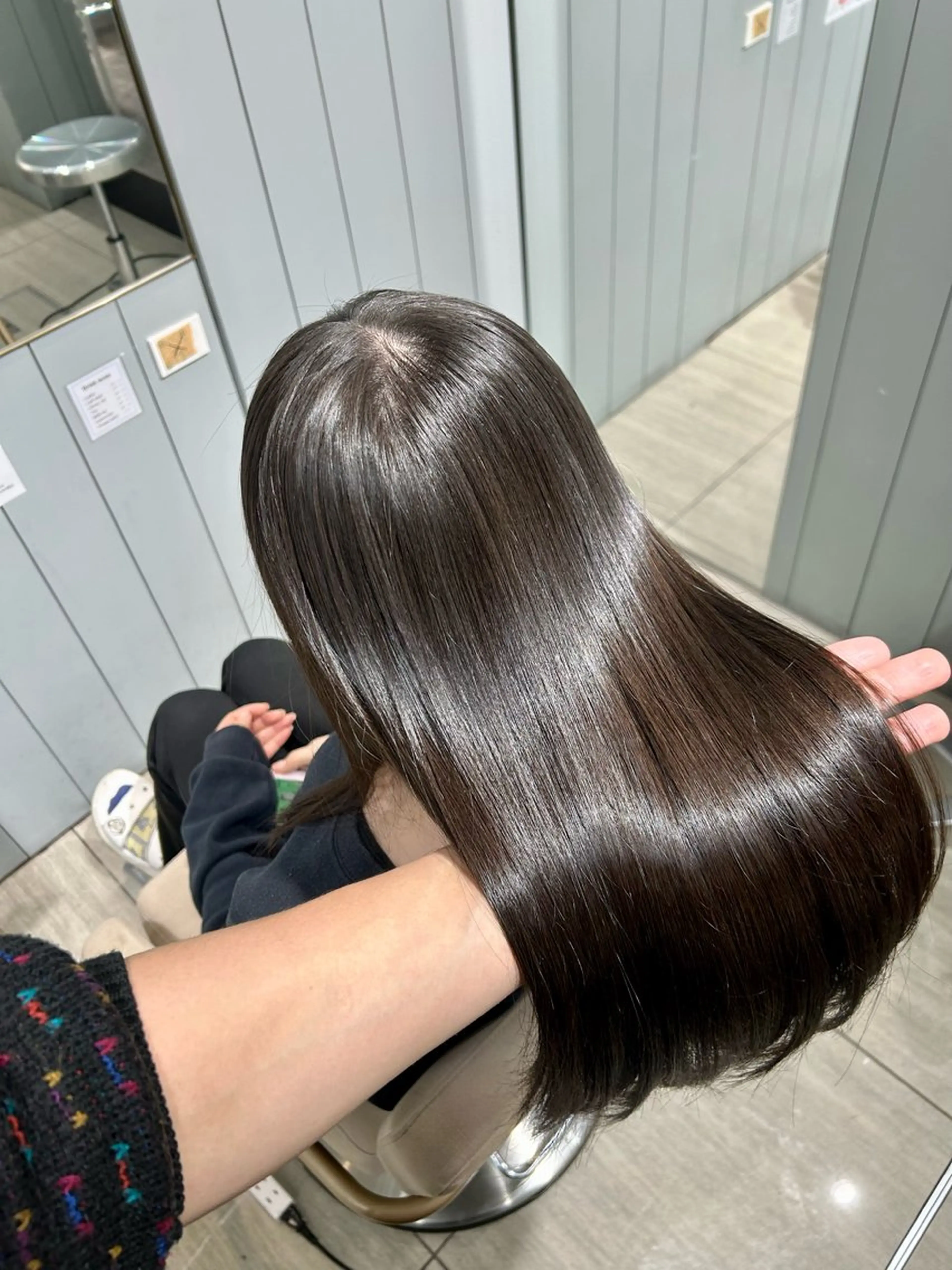 ロング カラー カット ヘアカラー 縮毛矯正 小澤 一稀のヘアスタイル