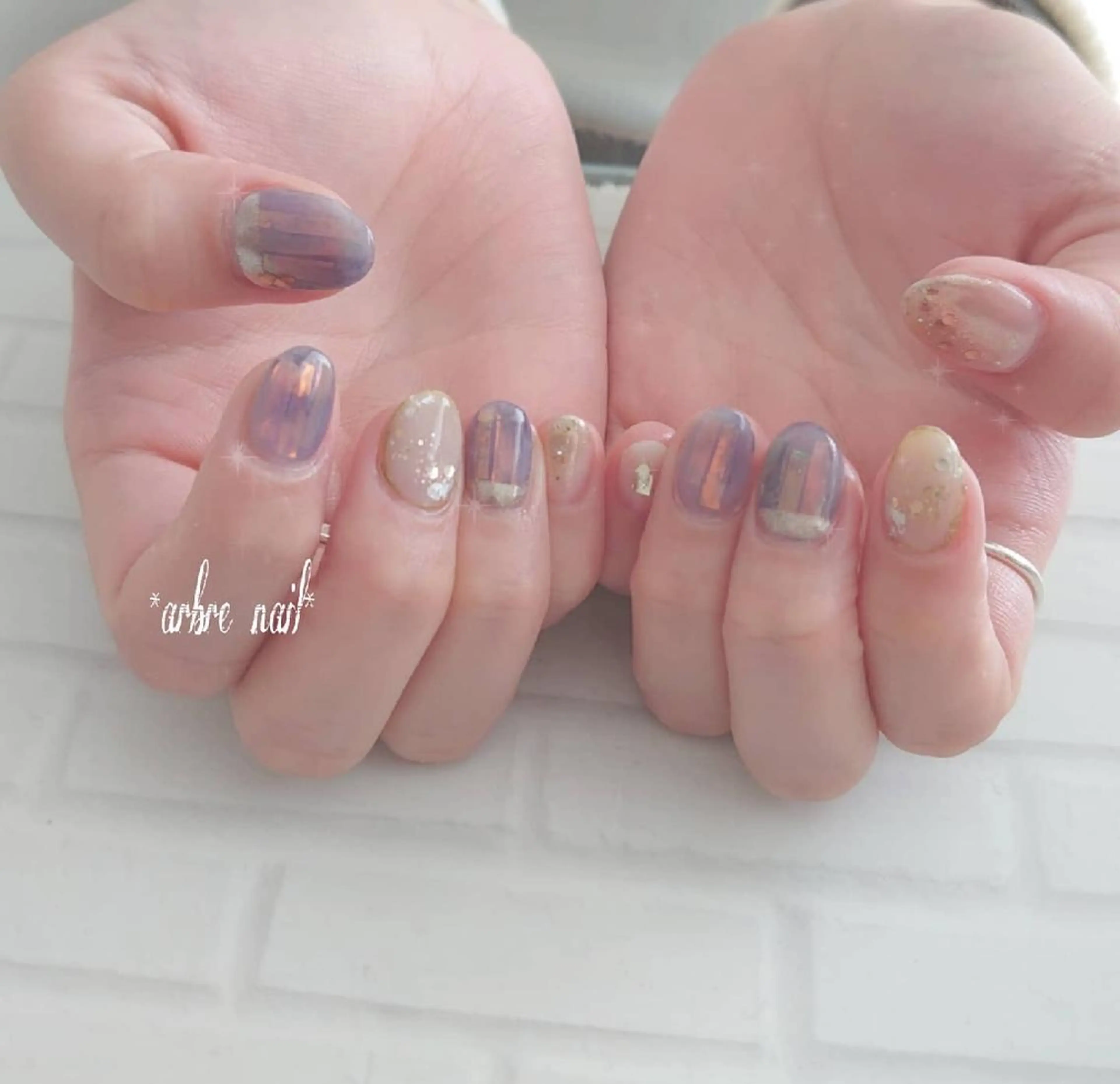 ネイル ＊arbre nail＊.アーブルネイル所属・✯.。 arbre  nail 。✯.のネイルデザイン