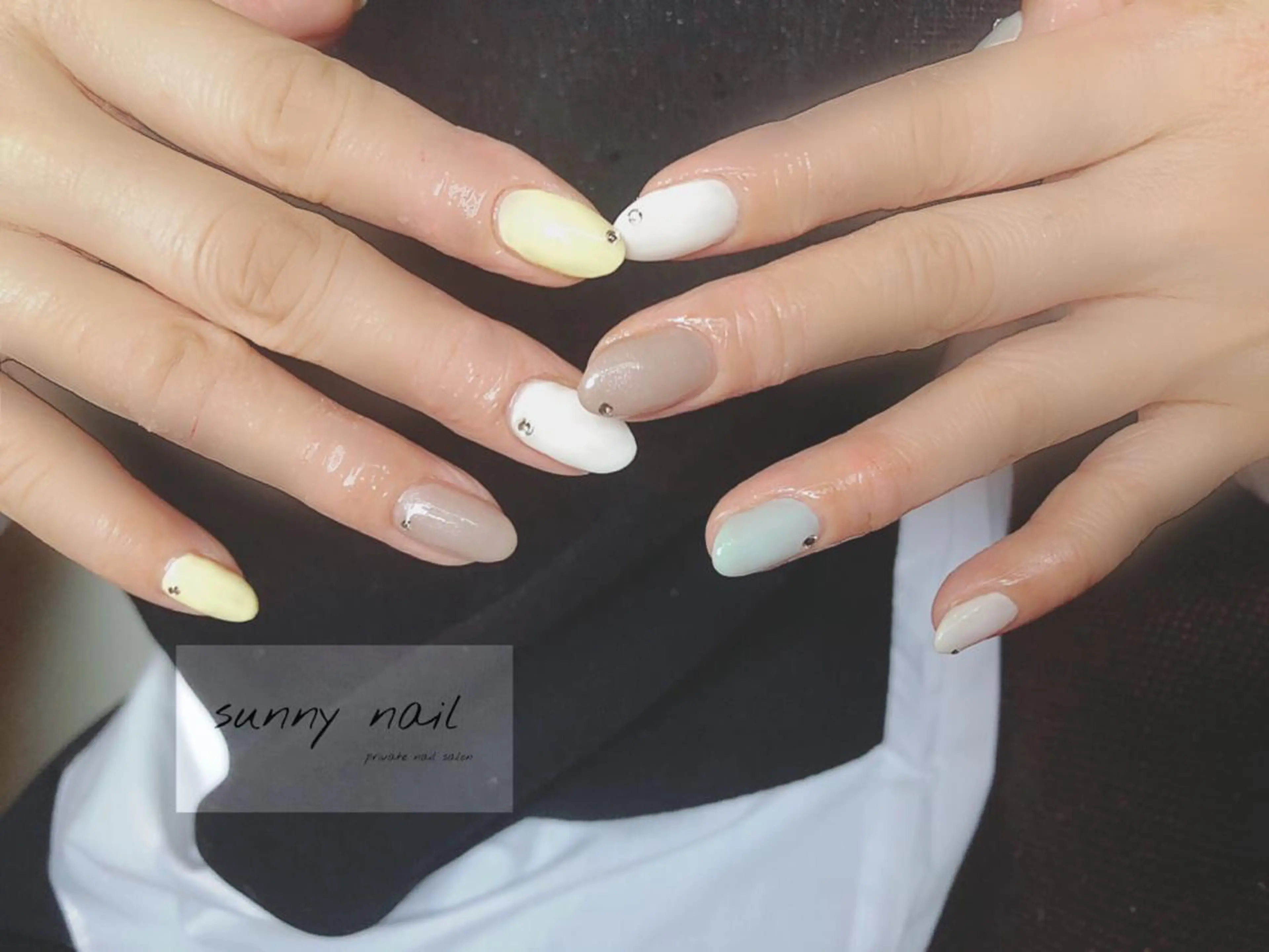 ネイル カジュアル ワンカラーネイル 春ネイル sunny nailのネイルデザイン
