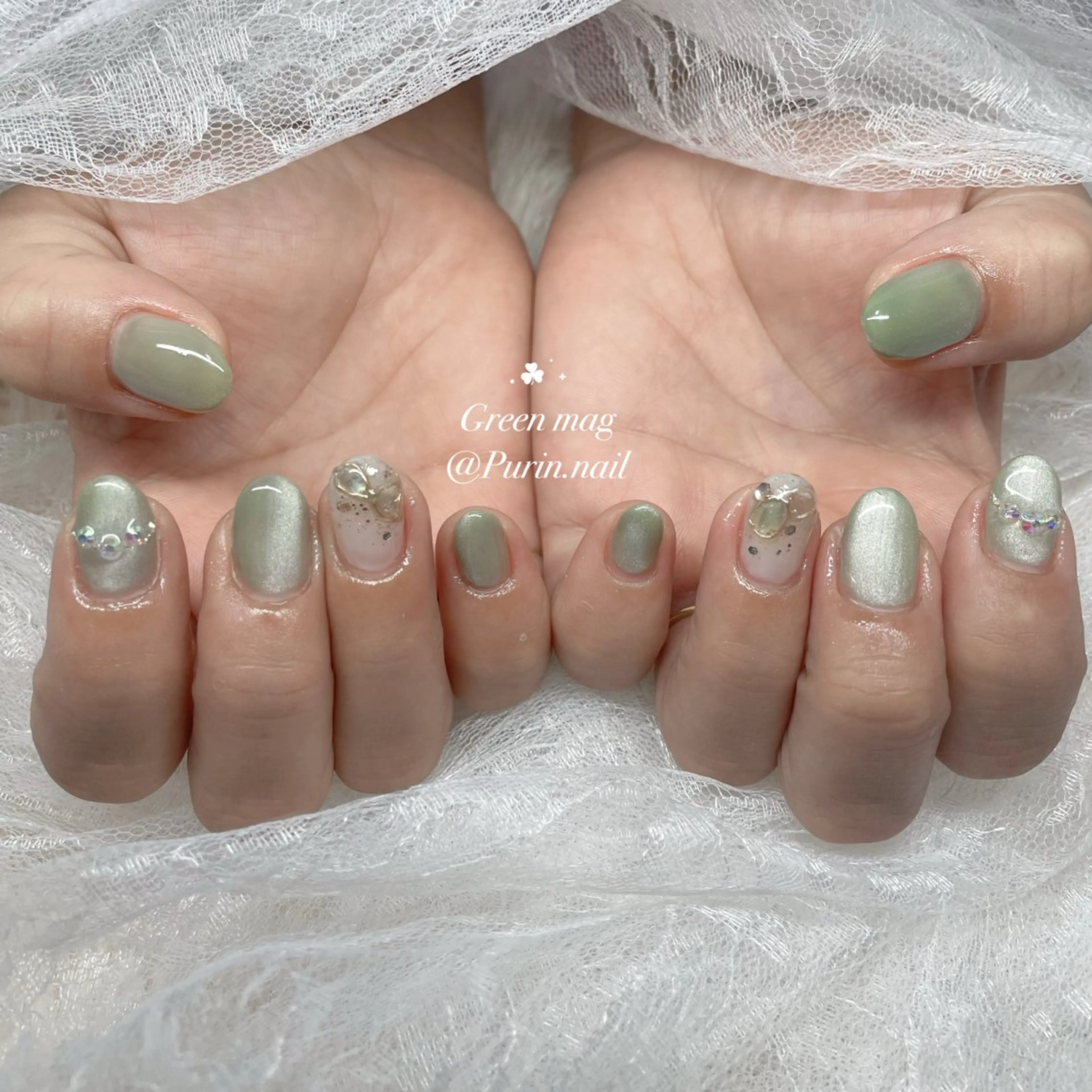 ネイル ハンドネイル Nails by Purin🍮のネイルデザイン