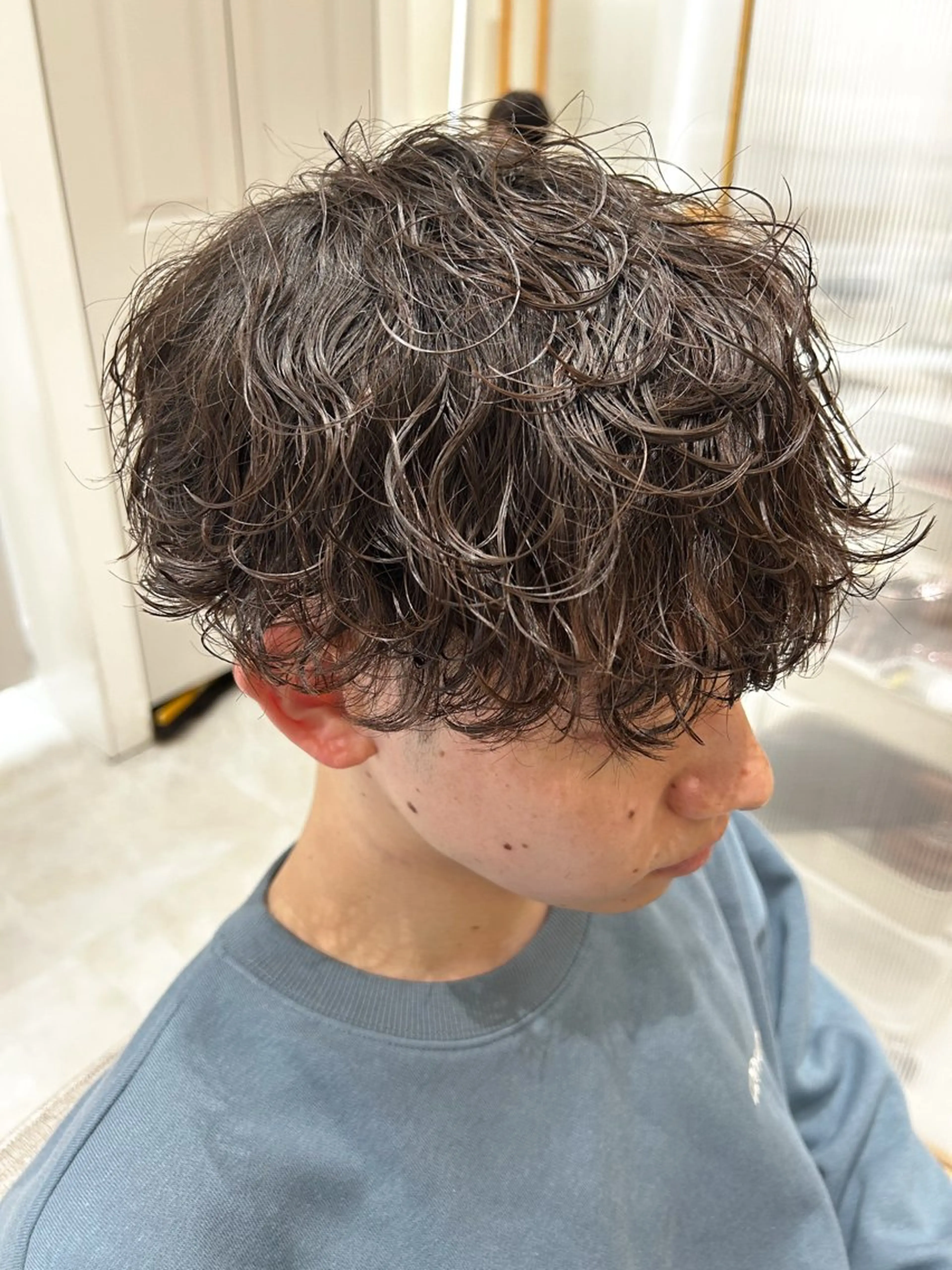 パーマ メンズ メンズパーマ 波巻きパーマ カット パーマ トリートメント メンズ特化美容師👾 チカのヘアスタイル