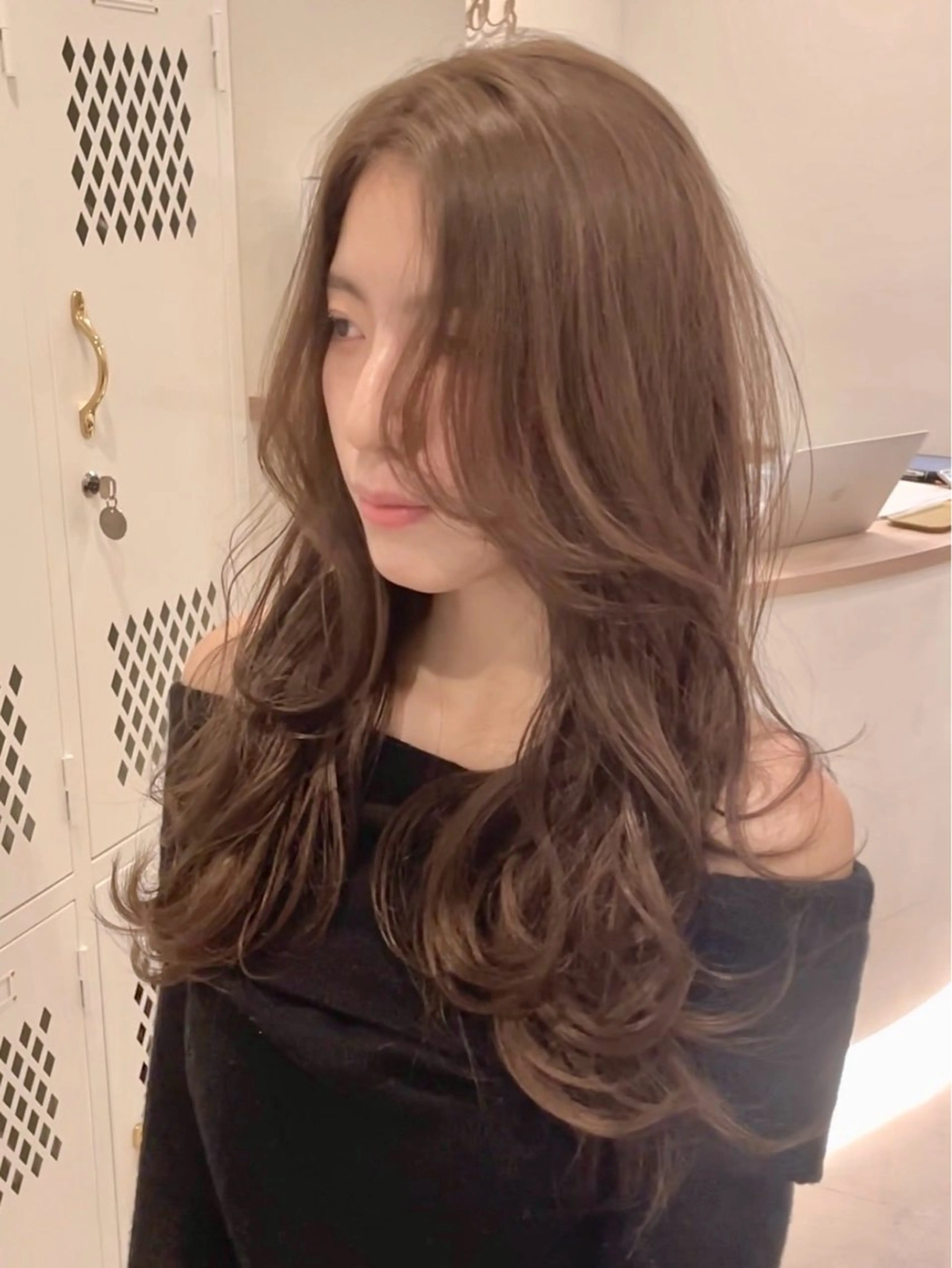 セミロング ヘアカラー トリートメント L'or Kyoto 【ロルキョウト】のヘアスタイル