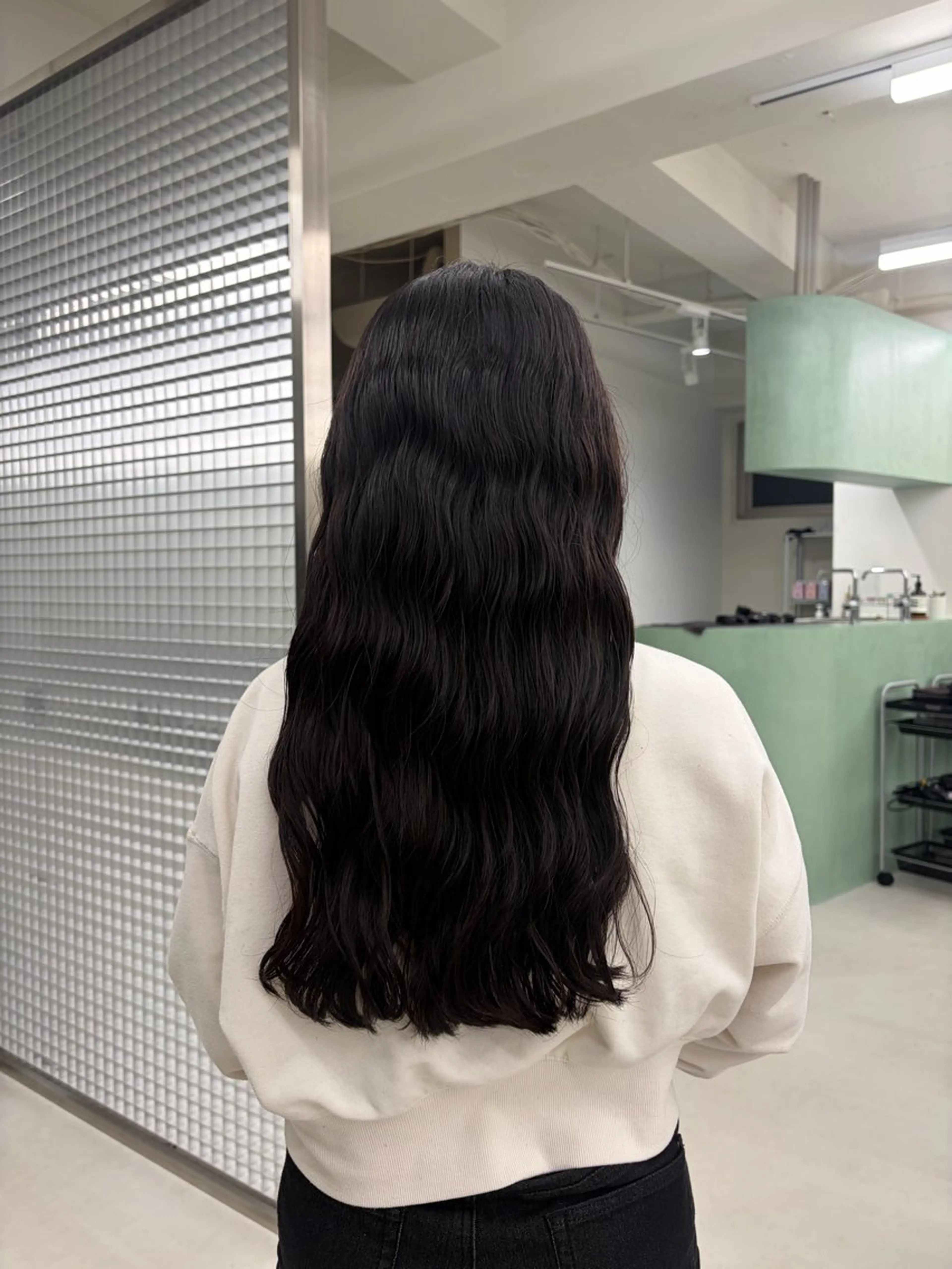 ロング パーマ パーマ ミディアム/ロング/ 表参道パーマのヘアスタイル