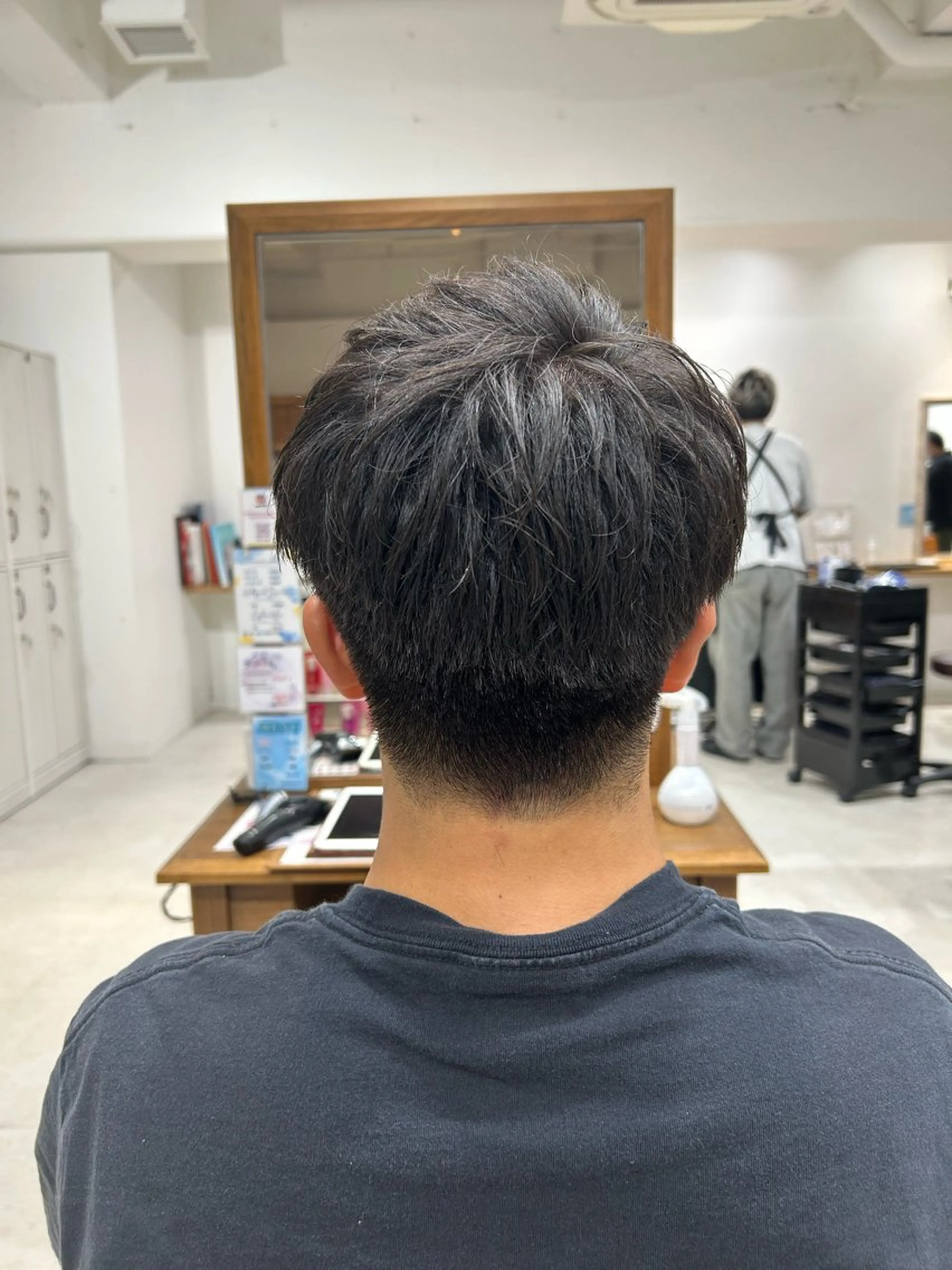ショート メンズ カット 山﨑 燦人のヘアスタイル