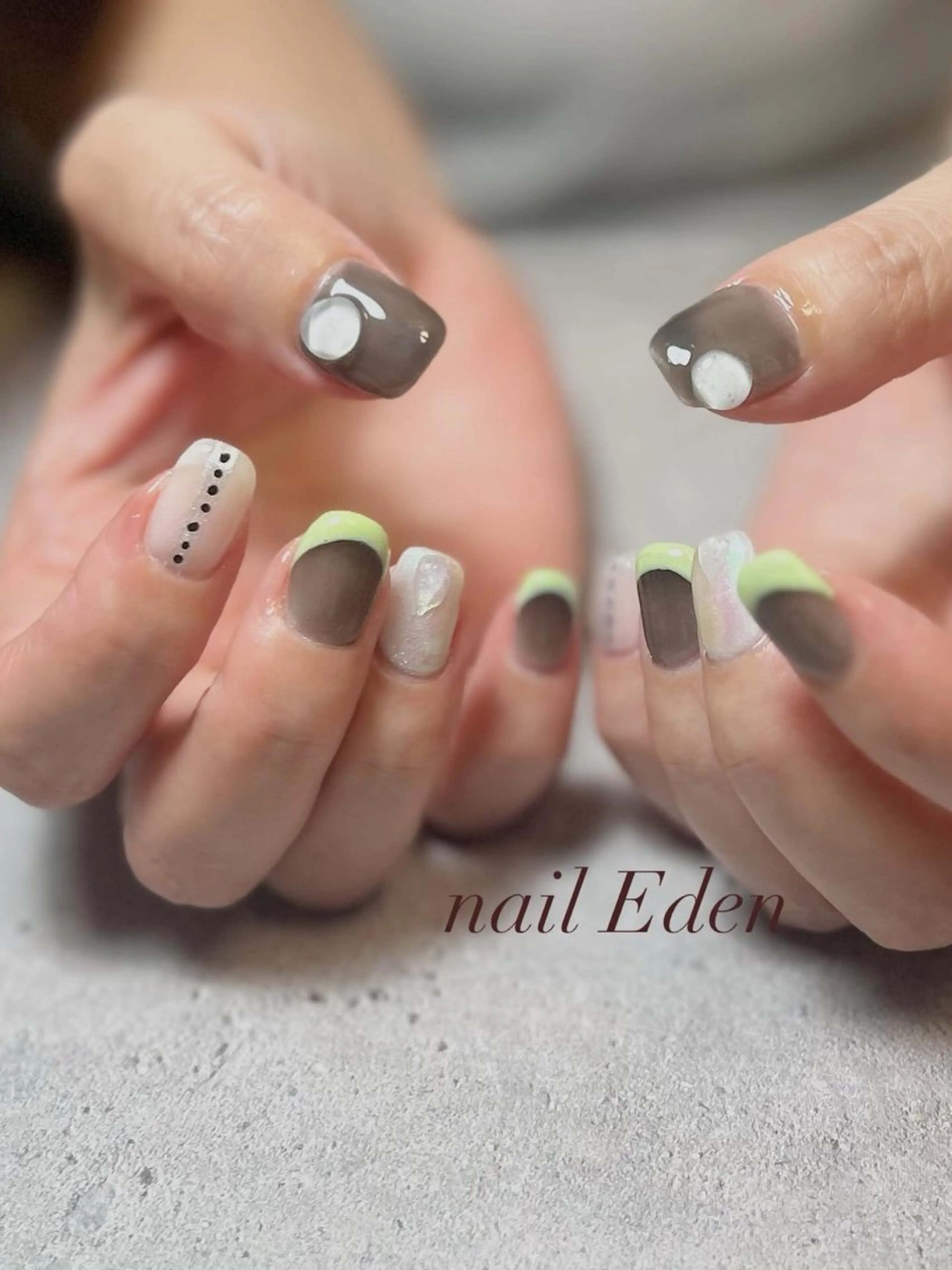 ネイル 持ち込み ハンドネイル ハンドケア Eden　private nail saron所属・Eden ♾️のネイルデザイン