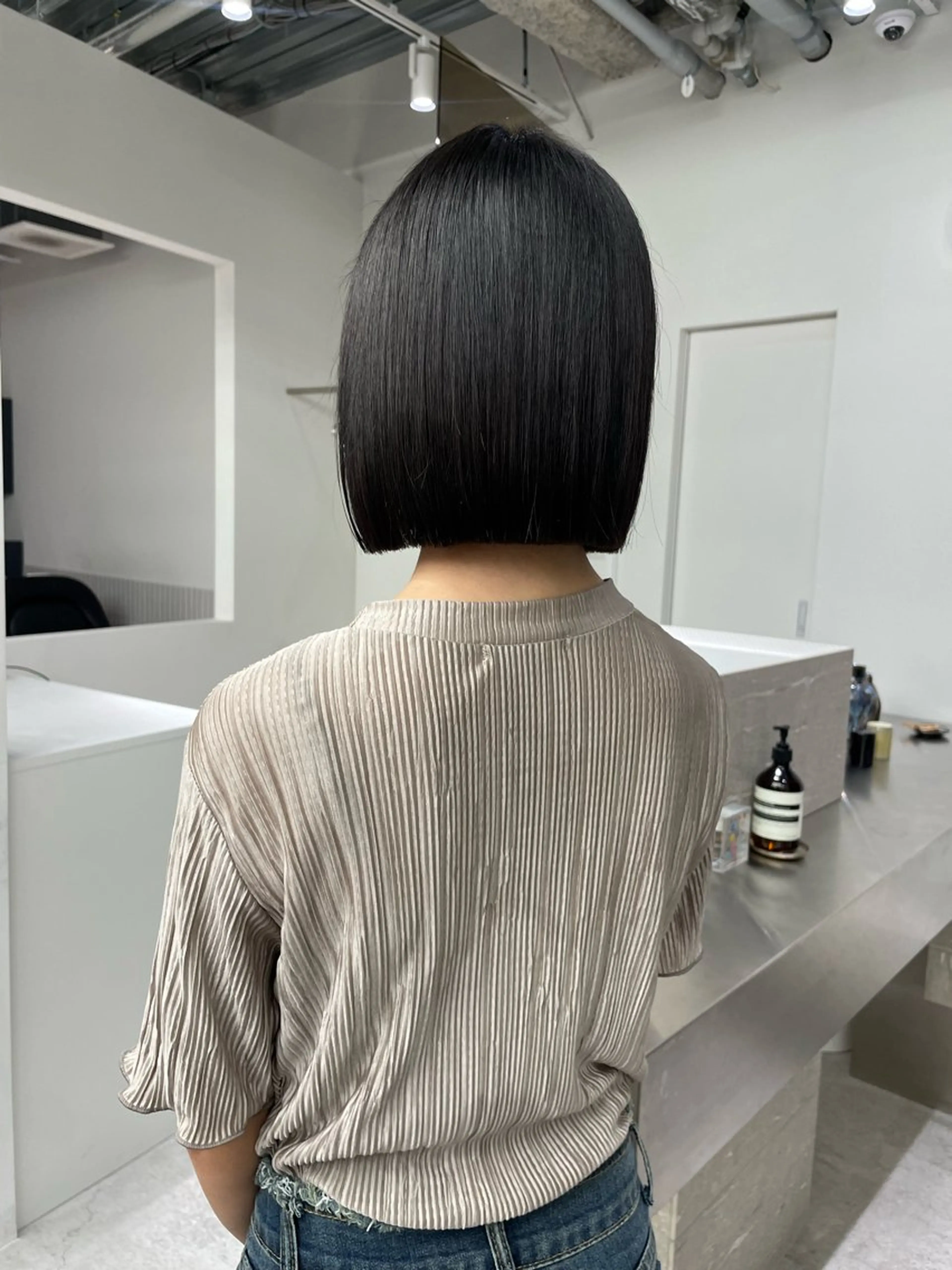 ミディアム ボブ stén所属・HARUKA/原宿 ハイトーン/レイヤーのヘアスタイル