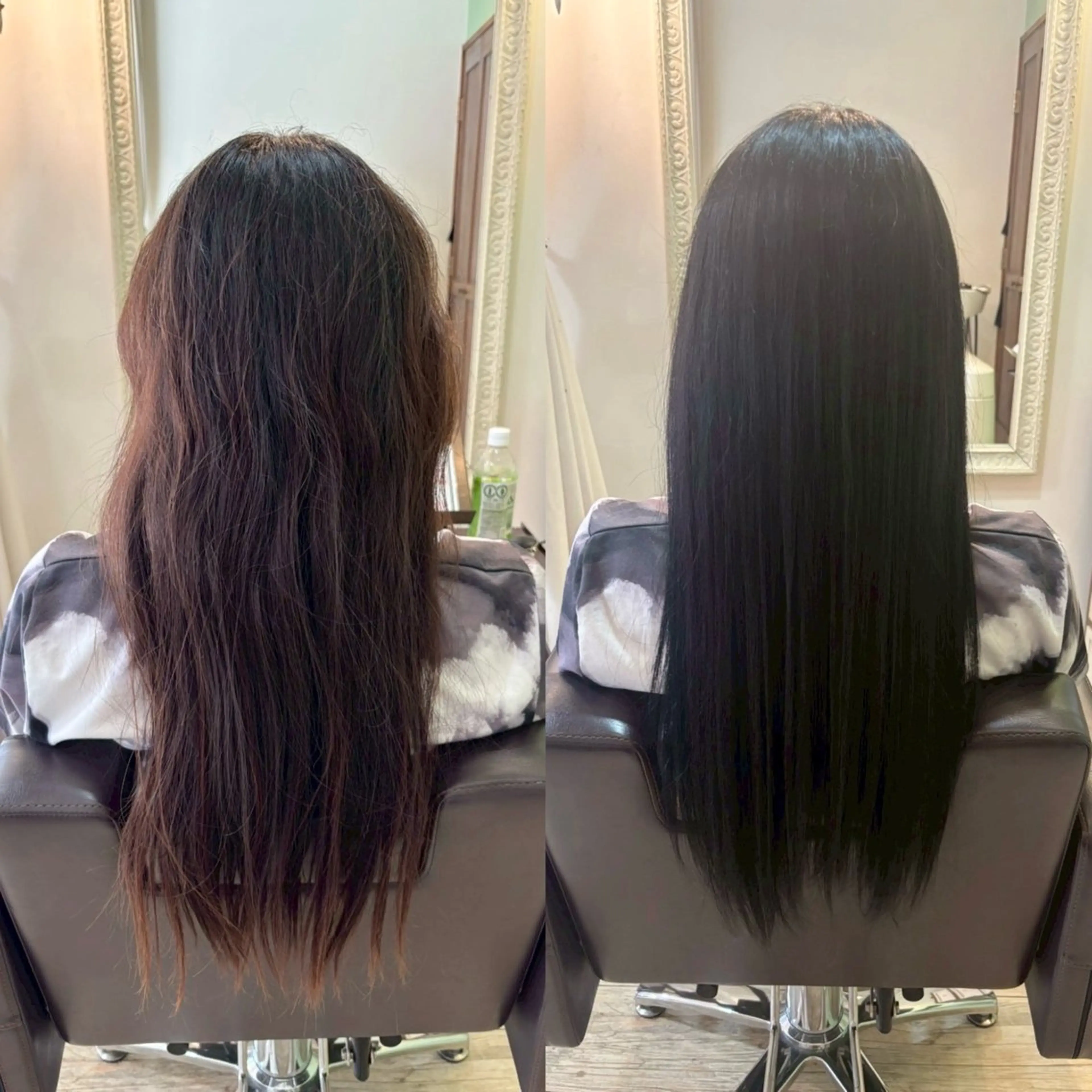 ロング トリートメント ヘアカラー トリートメント KUMA／髪質改善 🎀のヘアスタイル