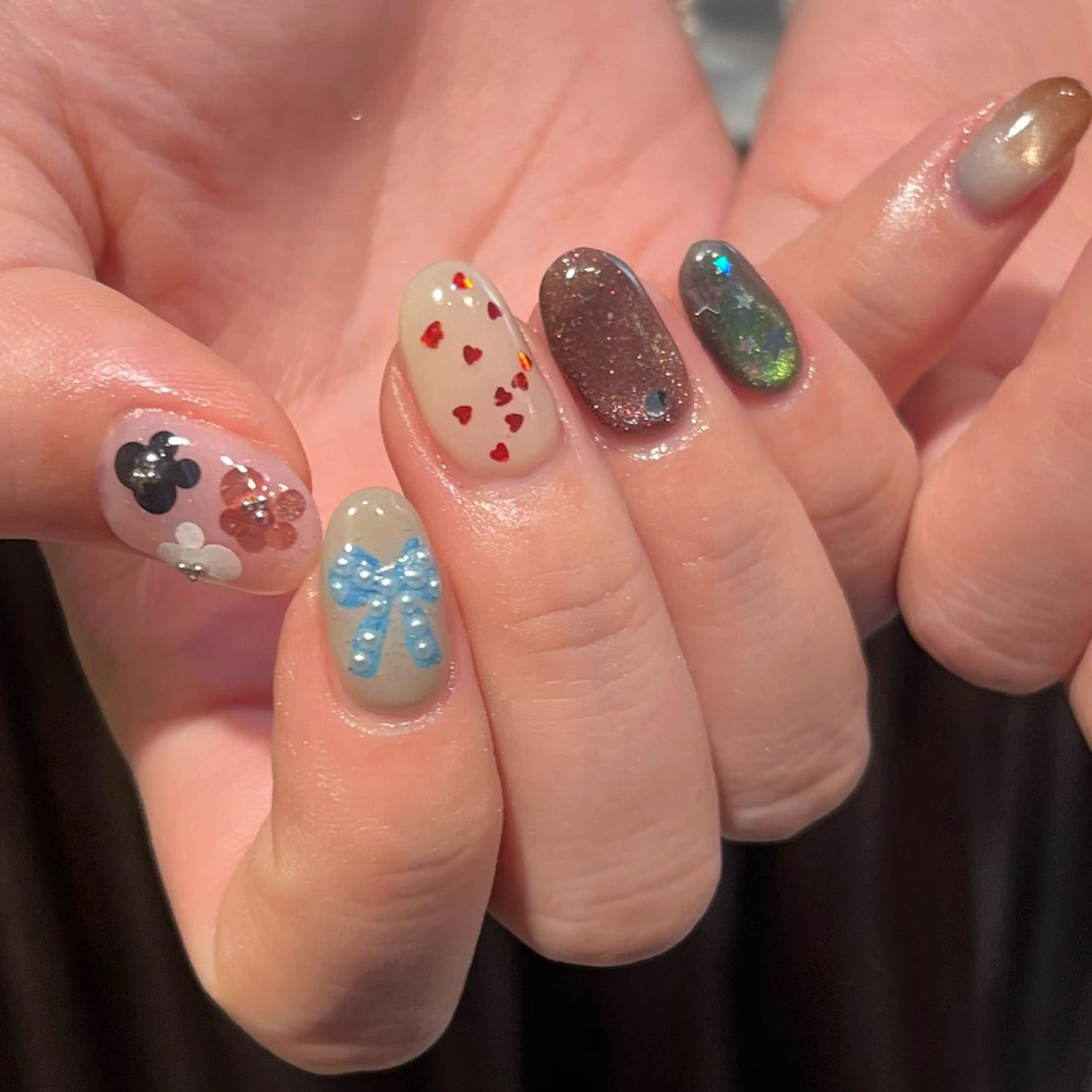 ネイル ハンドネイル Hata nail 🎀個性派ニュアンスのネイルデザイン