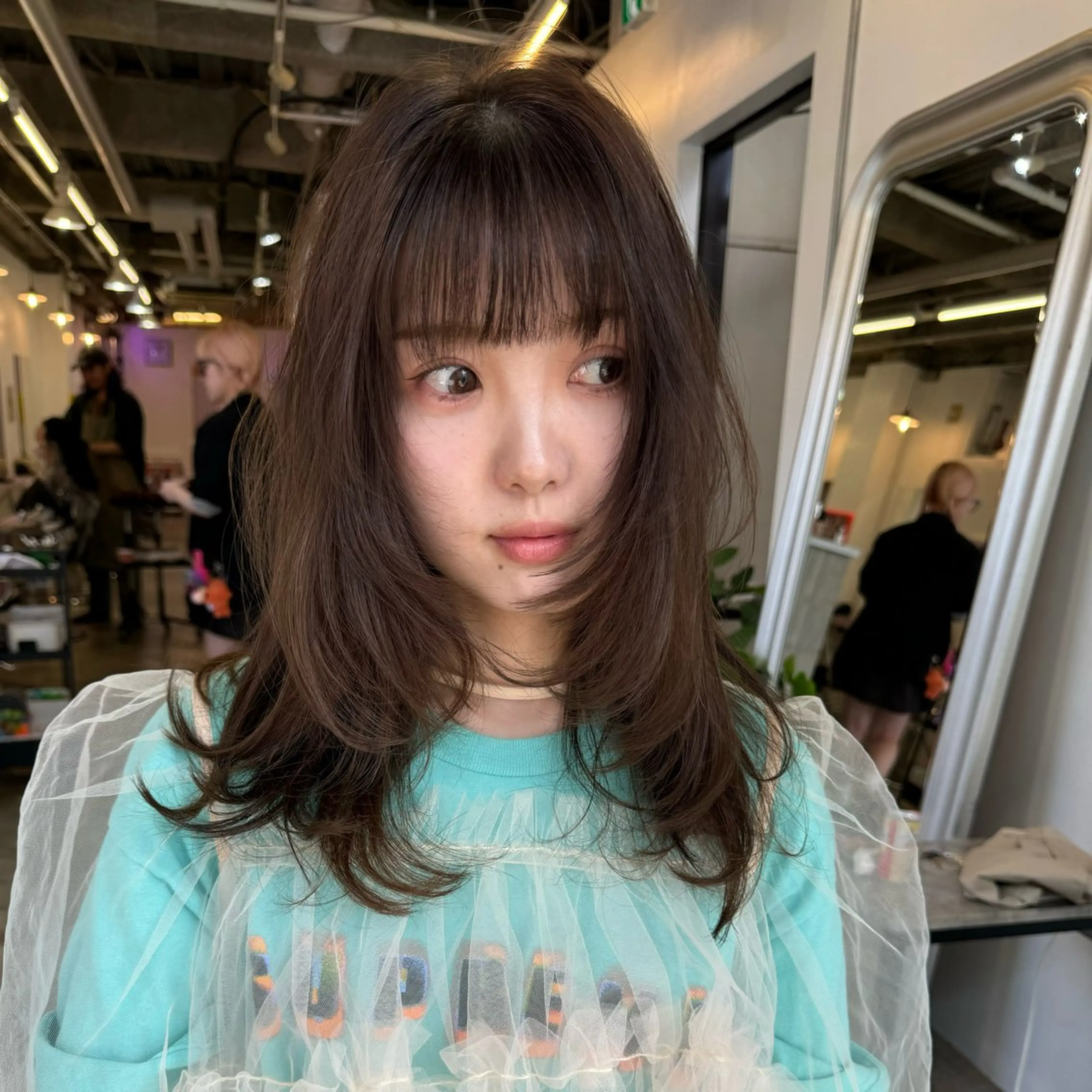 ロング カット ヘアカラー トリートメント 小森 祐希のヘアスタイル