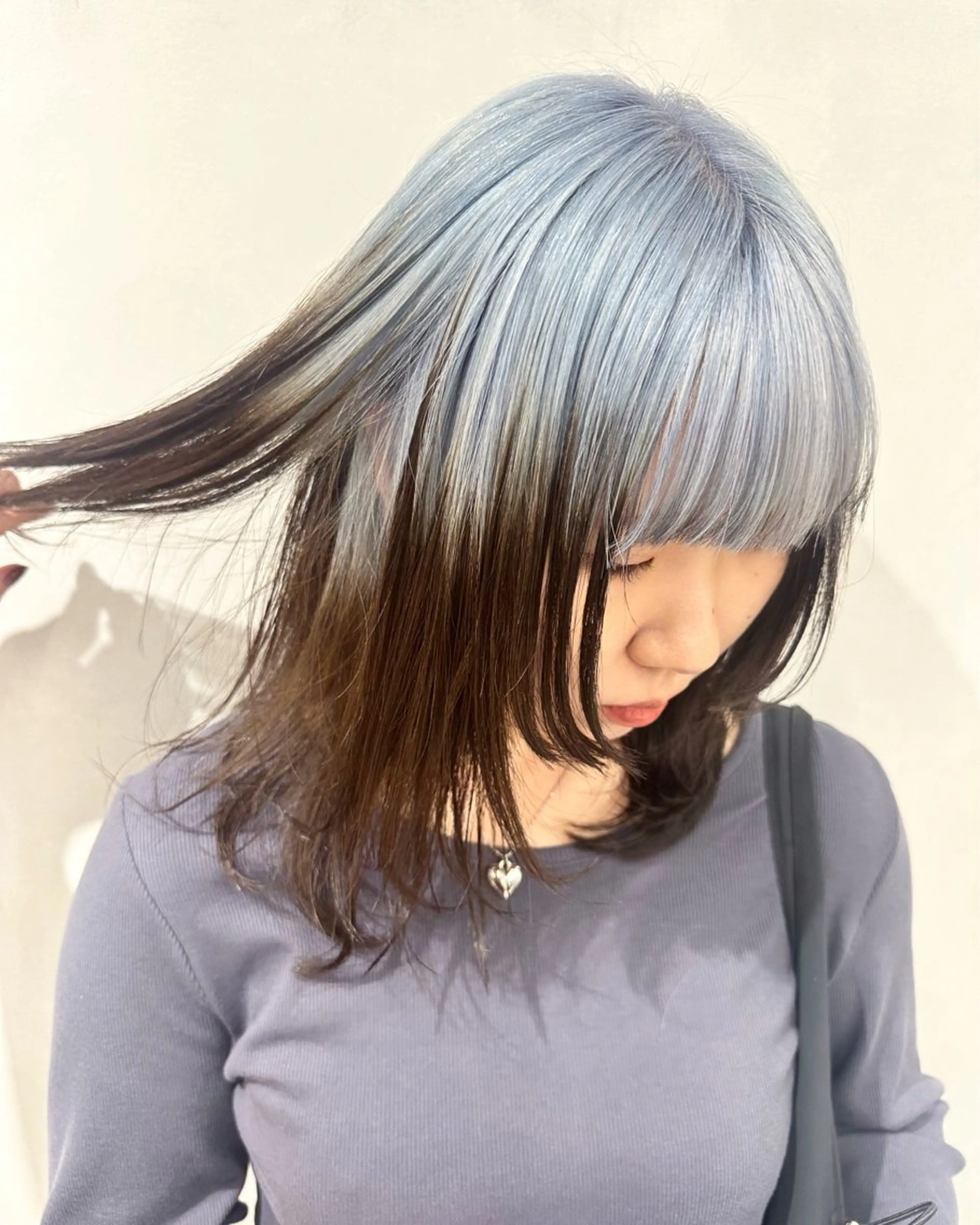 セミロング カラー カット ヘアカラー トリートメント デザインカラー/パー マ🦖外岡咲希🦖のヘアスタイル