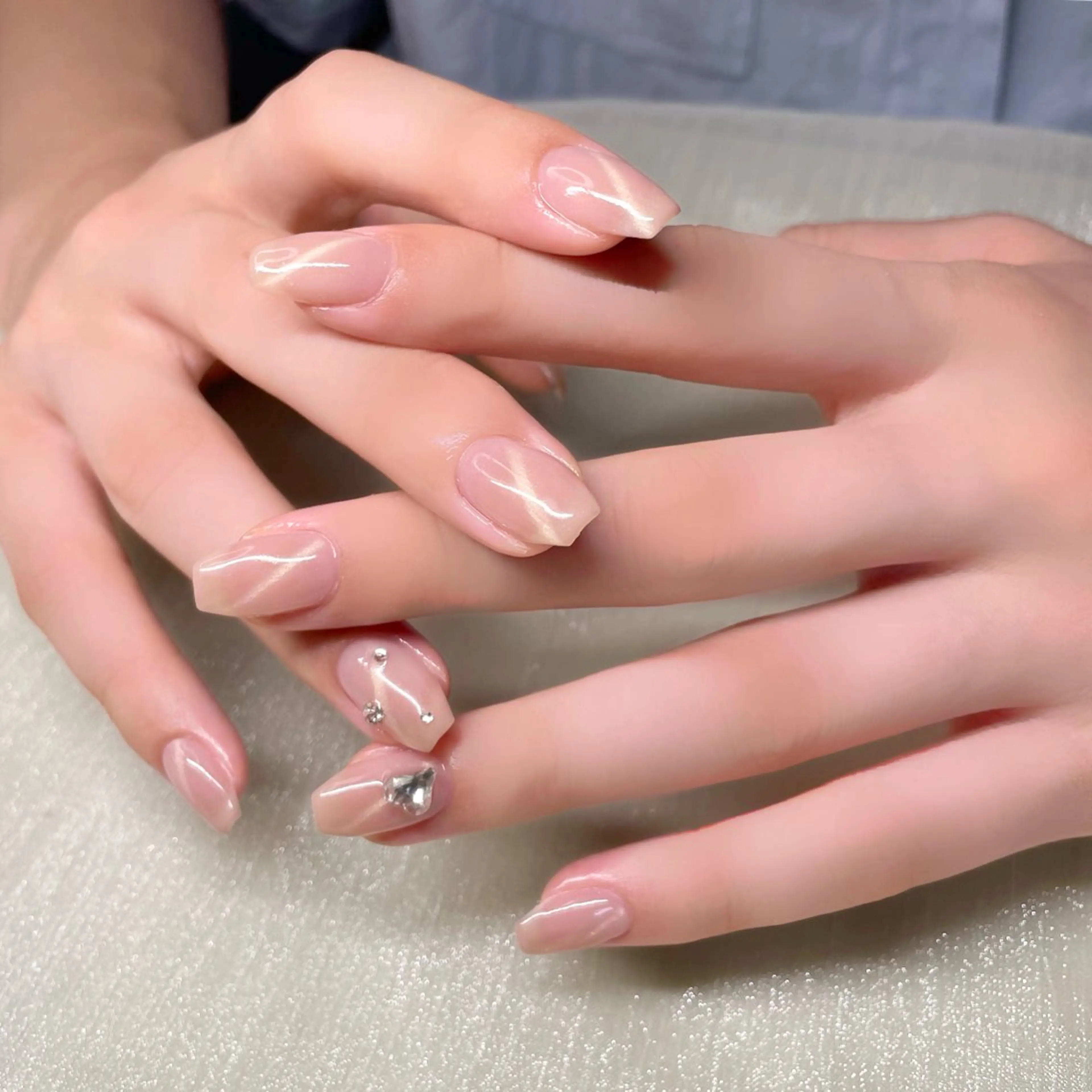 ネイル ストーンネイル ハンドネイル Nailist SUZU所属・Nailist suzuのネイルデザイン