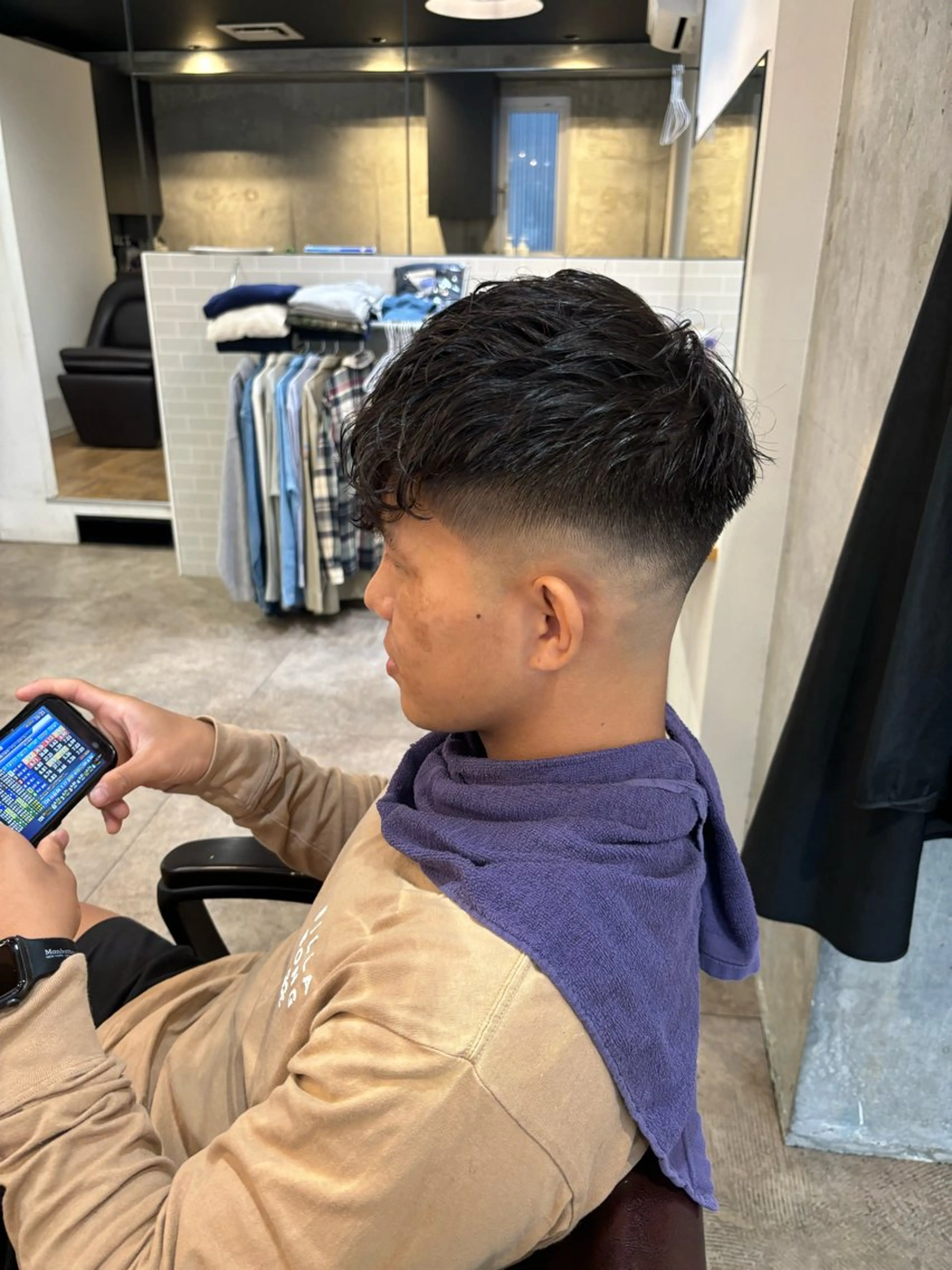 メンズ フェードカット スキンフェード 川端 隼平のその他イメージ