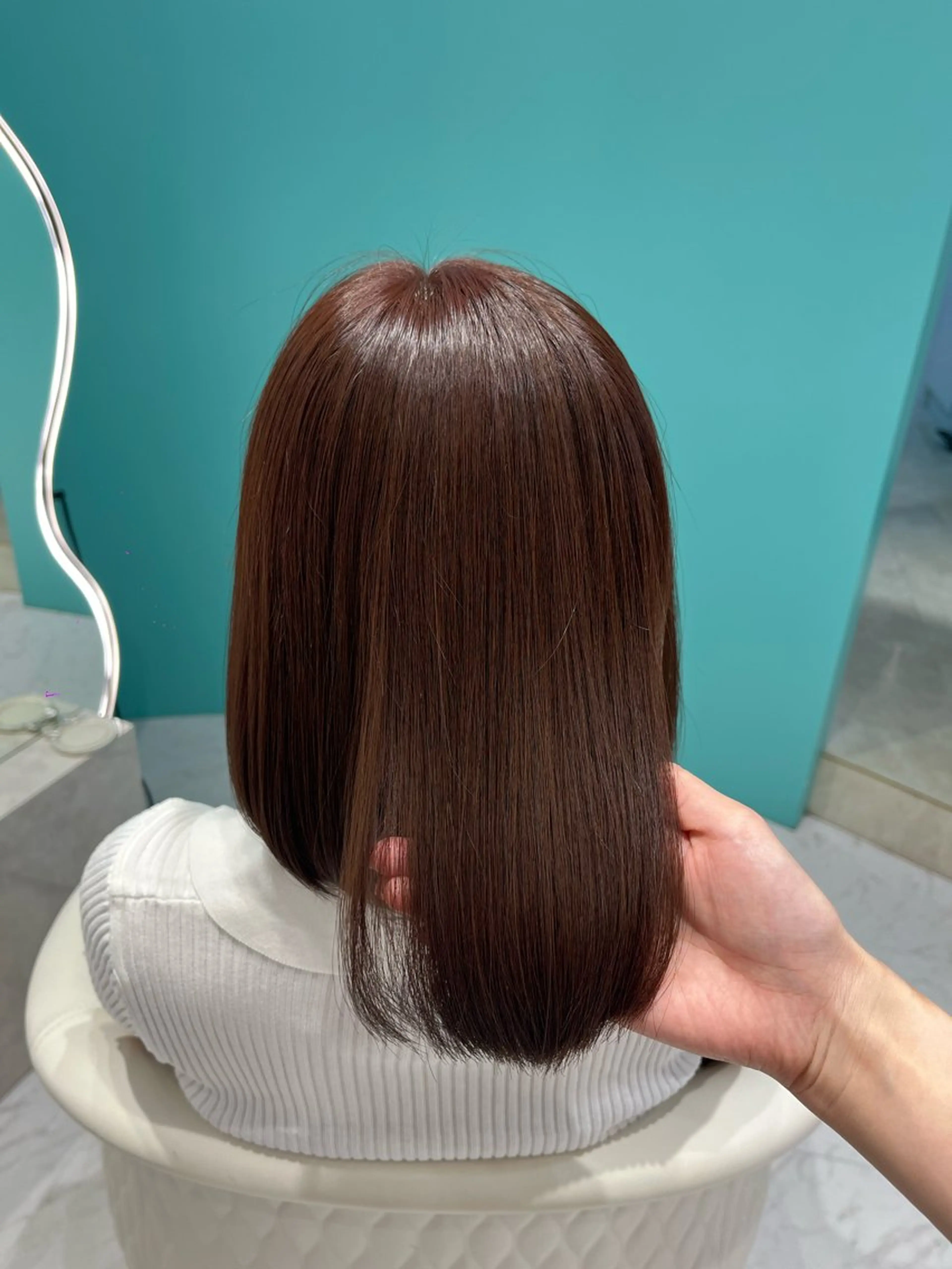 ショート カラー ブラウンカラー チョコレートブラウン 名古屋/透明感カラー /韓国ヘア/高木梨帆のヘアスタイル