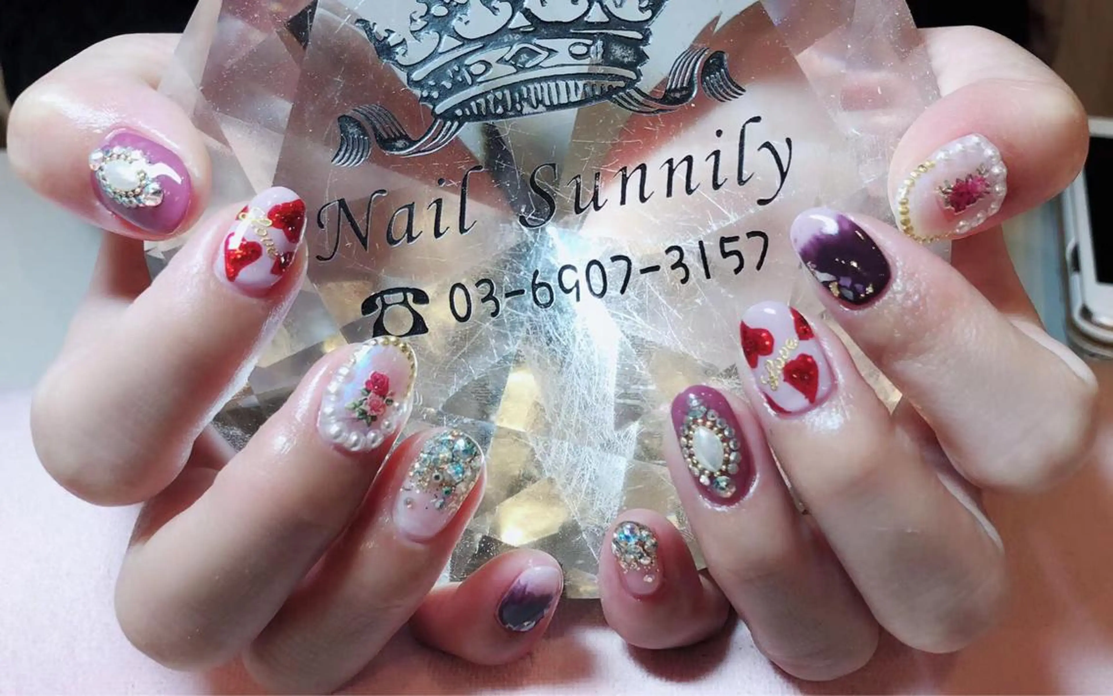 ネイル 長さだし専門店 M2 rikaのネイルデザイン