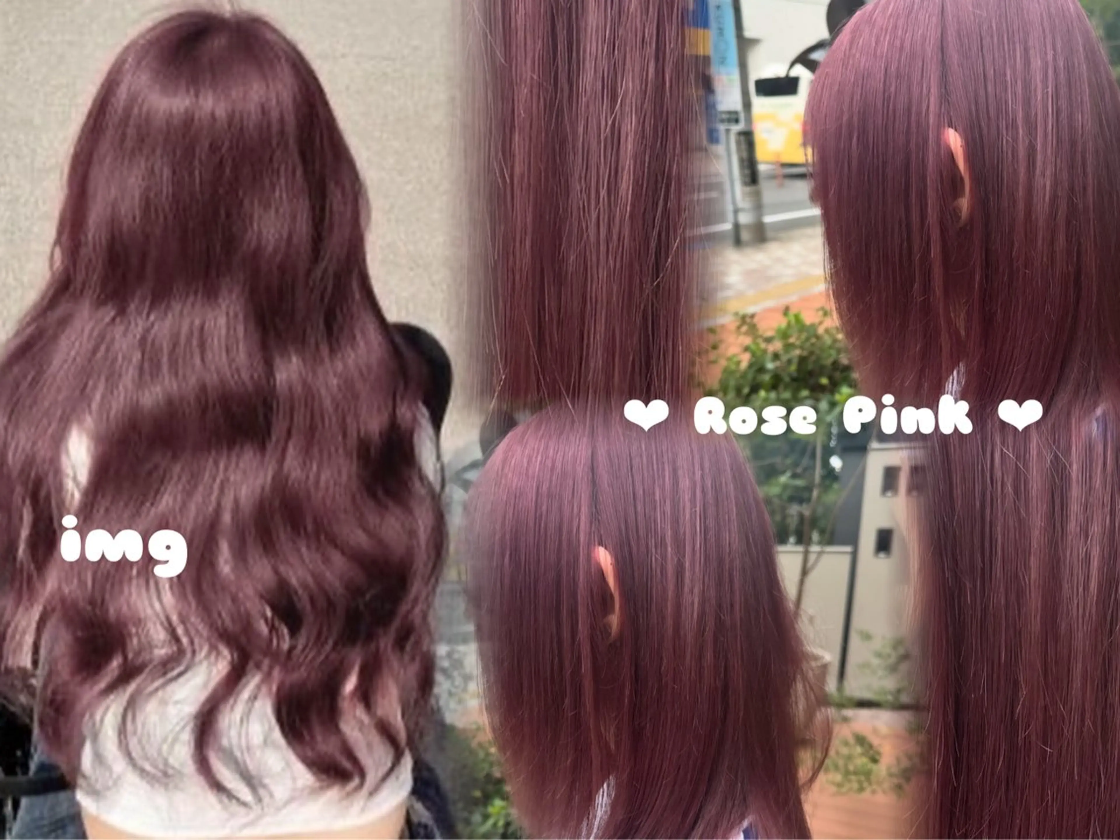 セミロング カラー ブリーチ ピンクカラー ヘアカラー 🫧🧸カラーヘアメ 🫧MIO🧸🫧のヘアスタイル