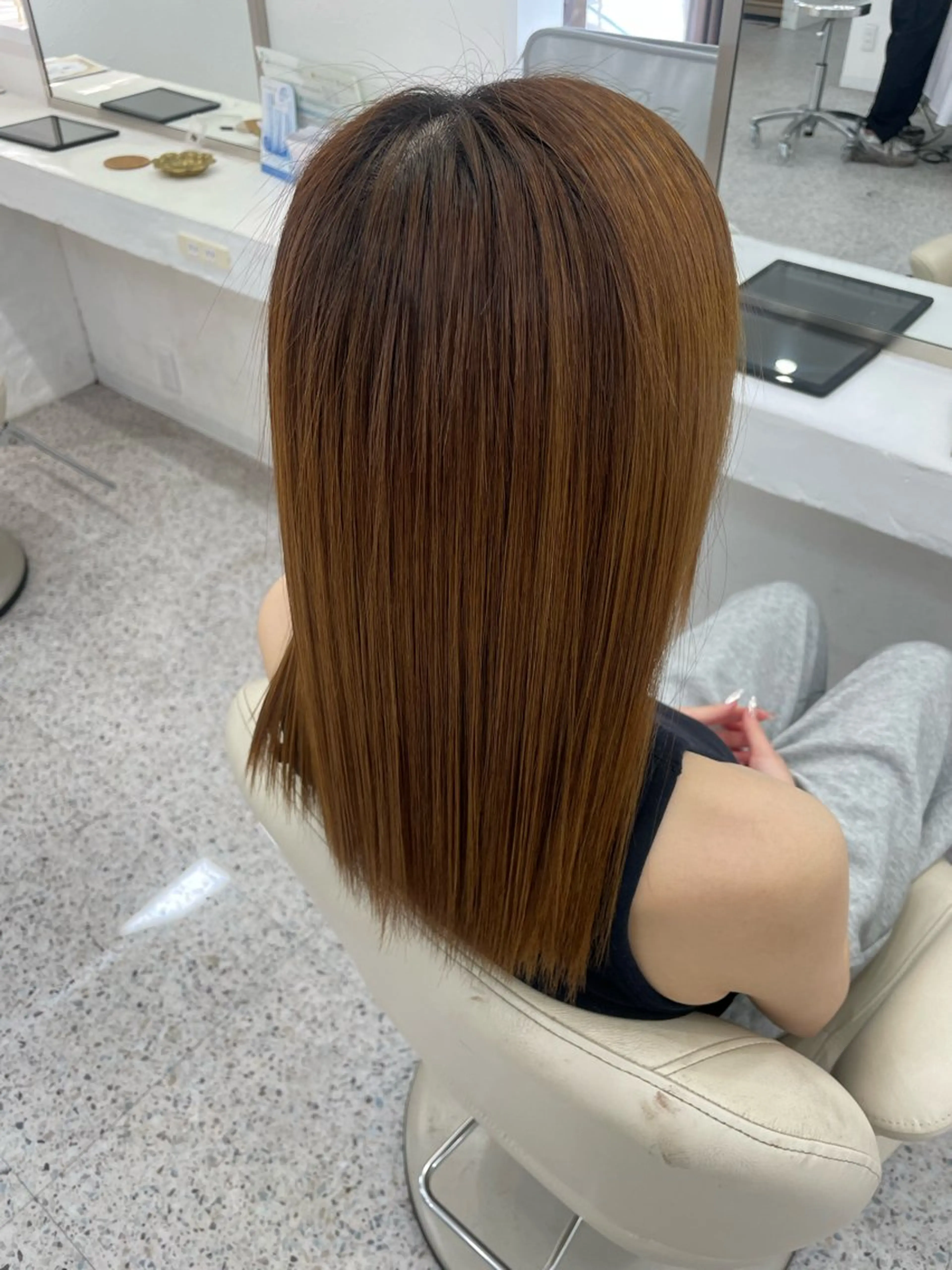 ミディアム 髪質改善 縮毛矯正 ✵LOMARLIE✵ chiseのヘアスタイル