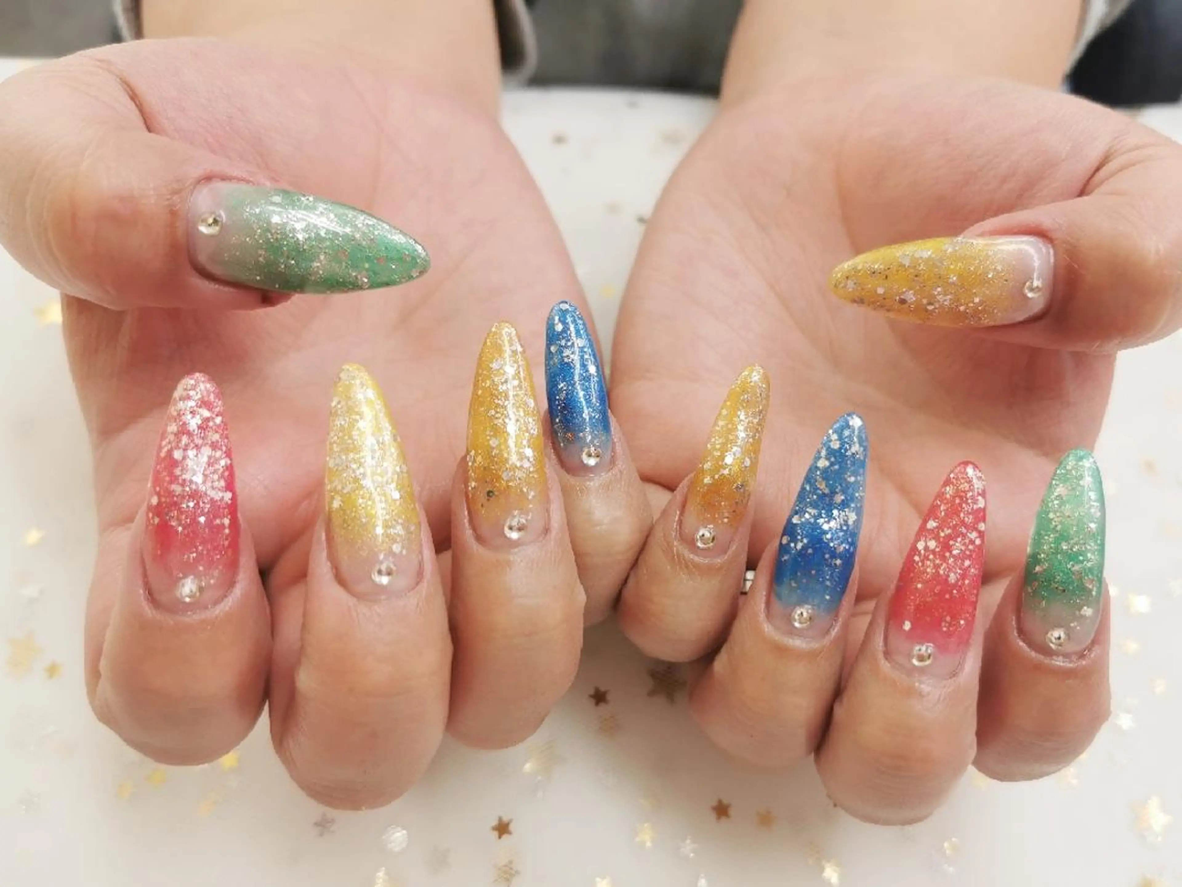 ネイル ハンドネイル 上福岡 らんらんのネイルデザイン