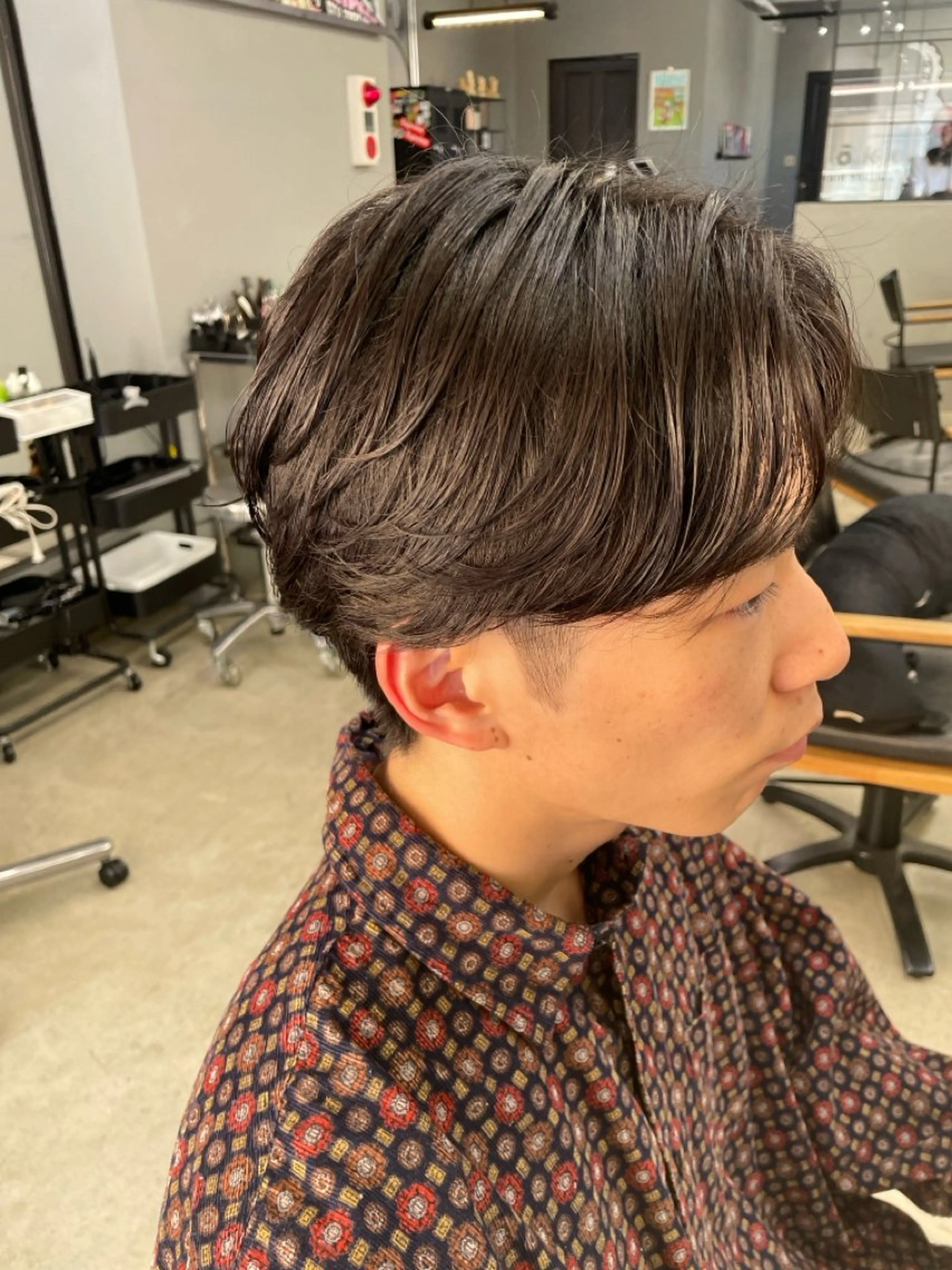 ショート メンズ カット パーマ メンズ専門サロン wokeのヘアスタイル