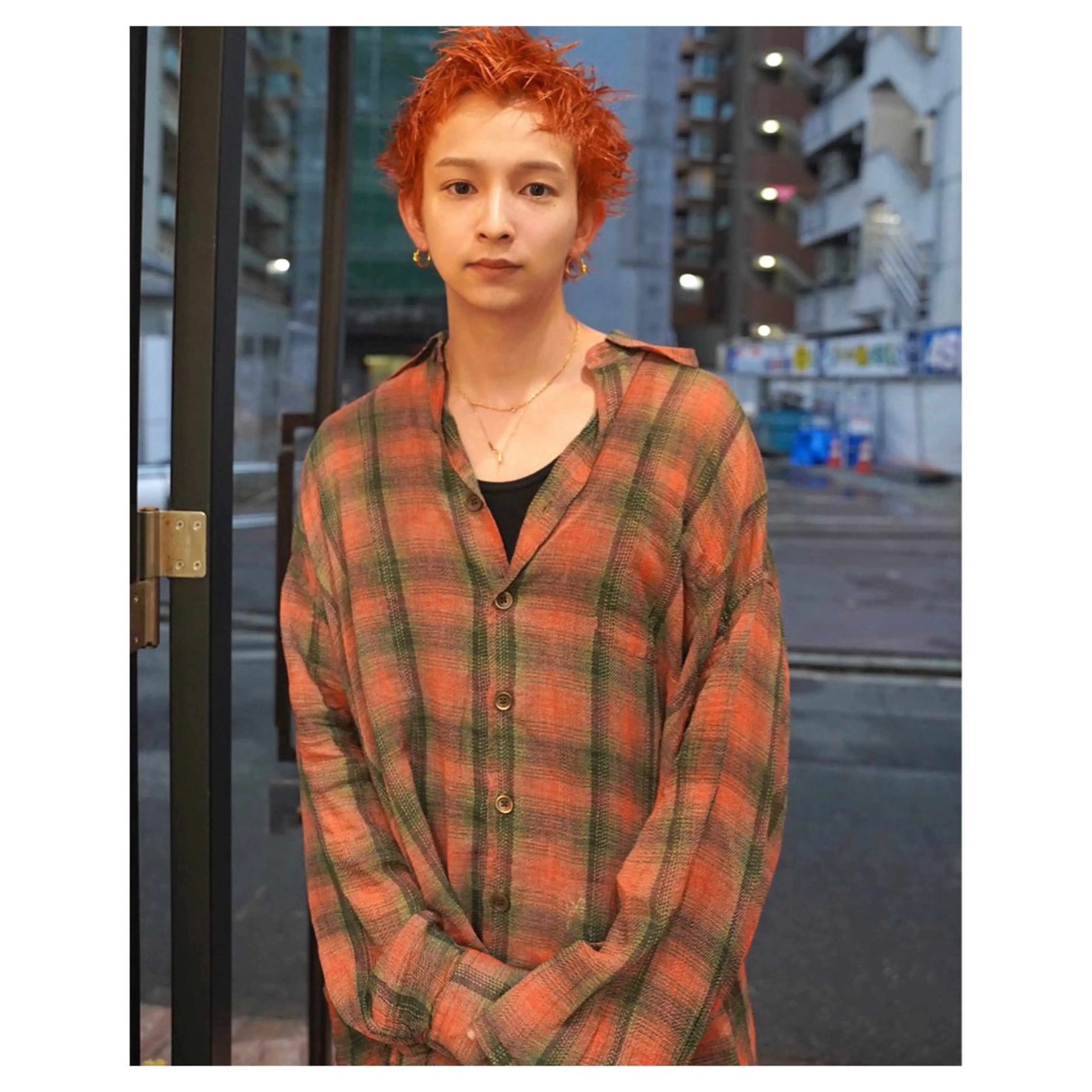 ショート カラー メンズ キタダ ヒロキのヘアスタイル