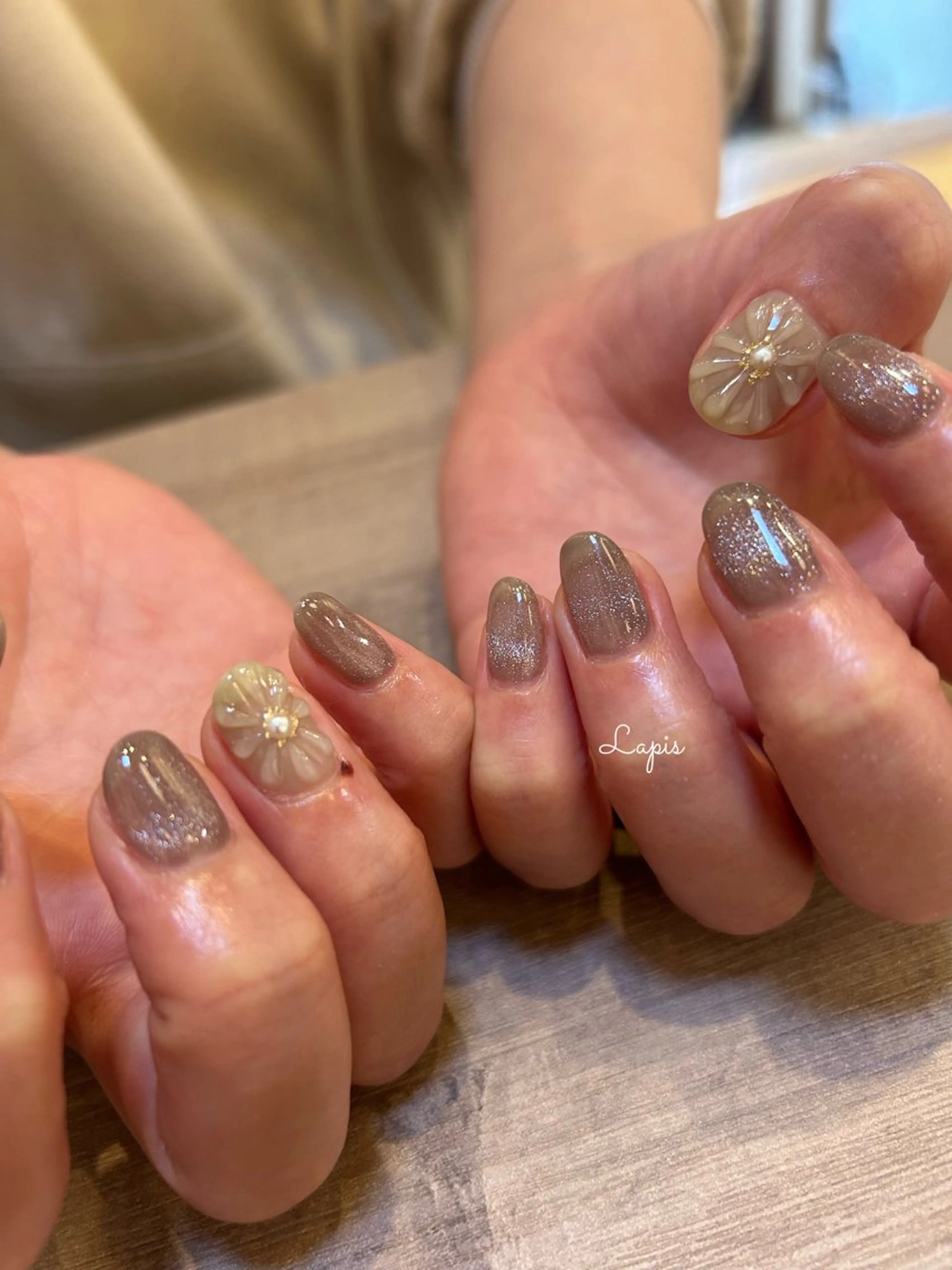 ネイル マグネットネイル ハンドネイル Lapis *のネイルデザイン