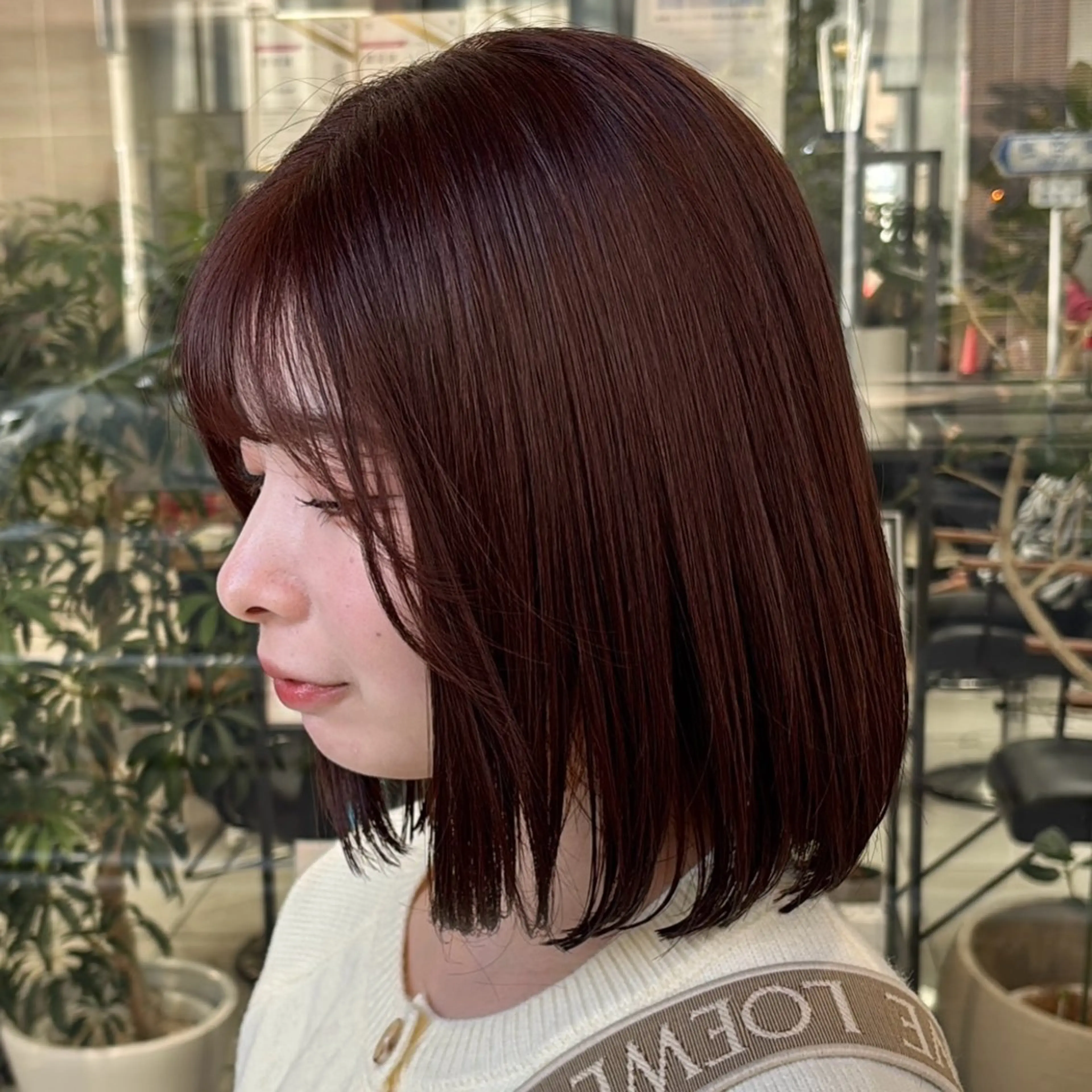 カラー ブラウンカラー ヘアカラー トリートメント ブリーチなしダブル カラー/暖色/麻咲のヘアスタイル