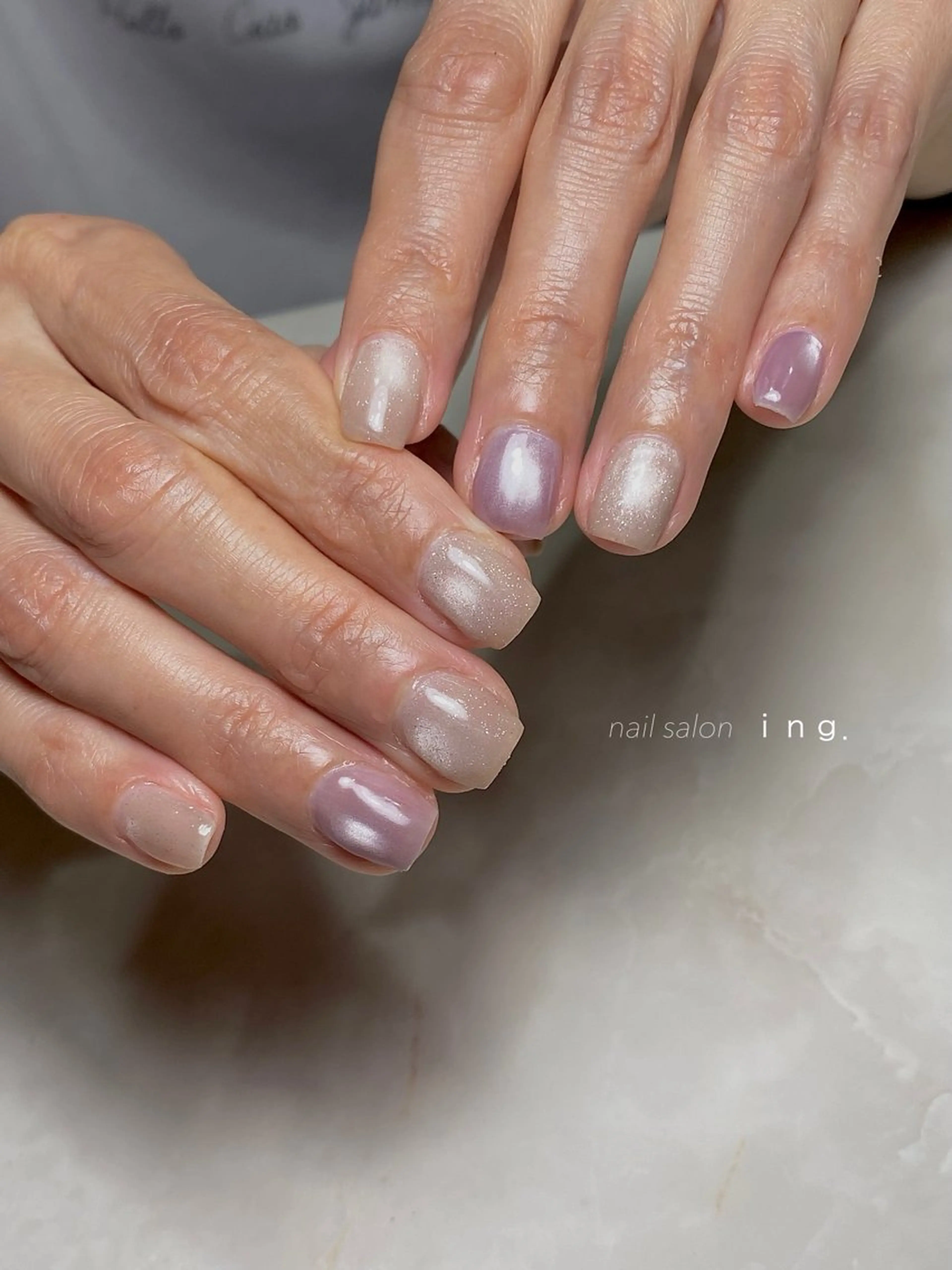 ネイル フラッシュネイル マグネットネイル ｉｎｇ .のネイルデザイン