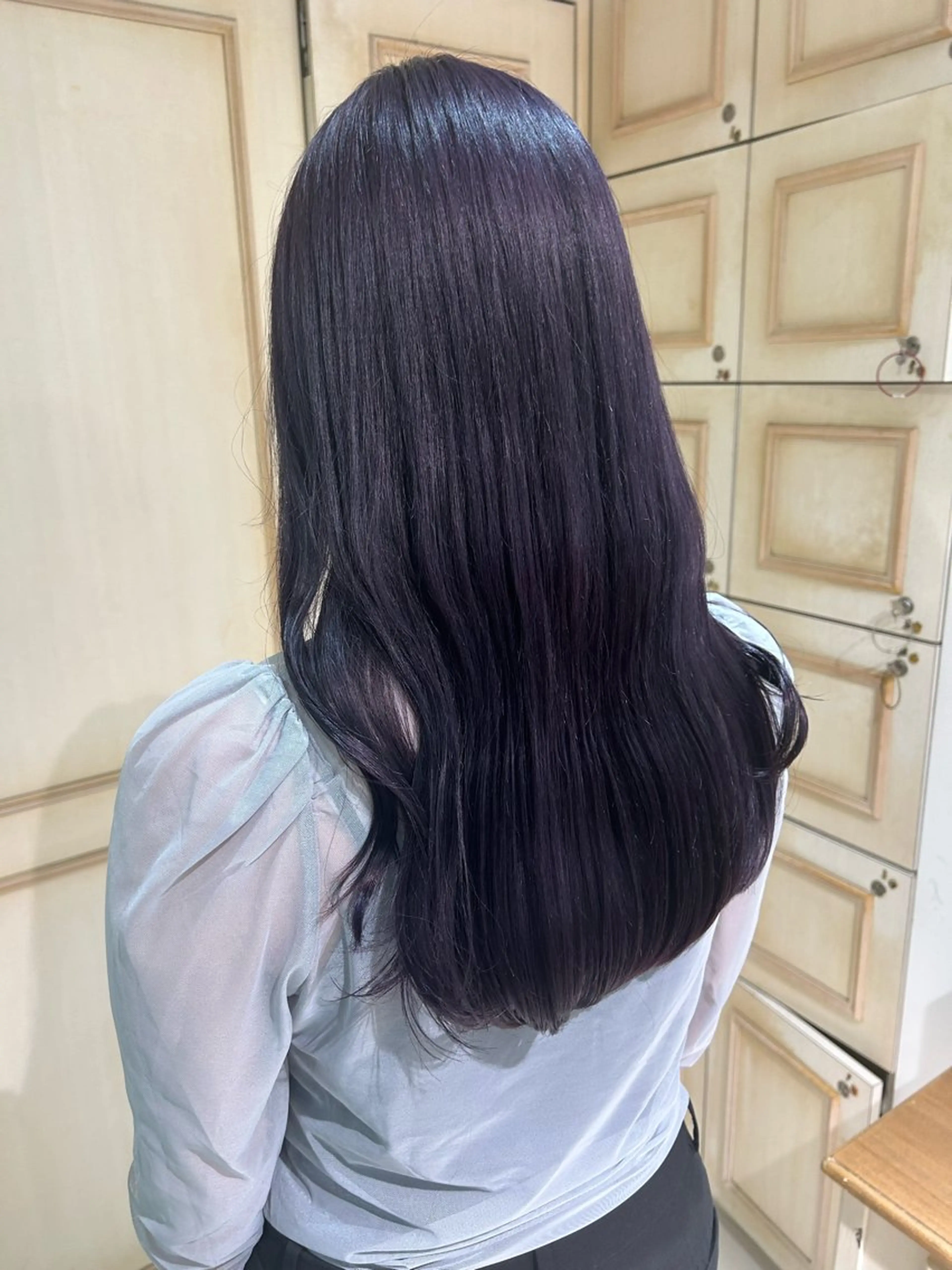 ロング カラー ハイトーンカラー 🤍🫧 長井 律のヘアスタイル