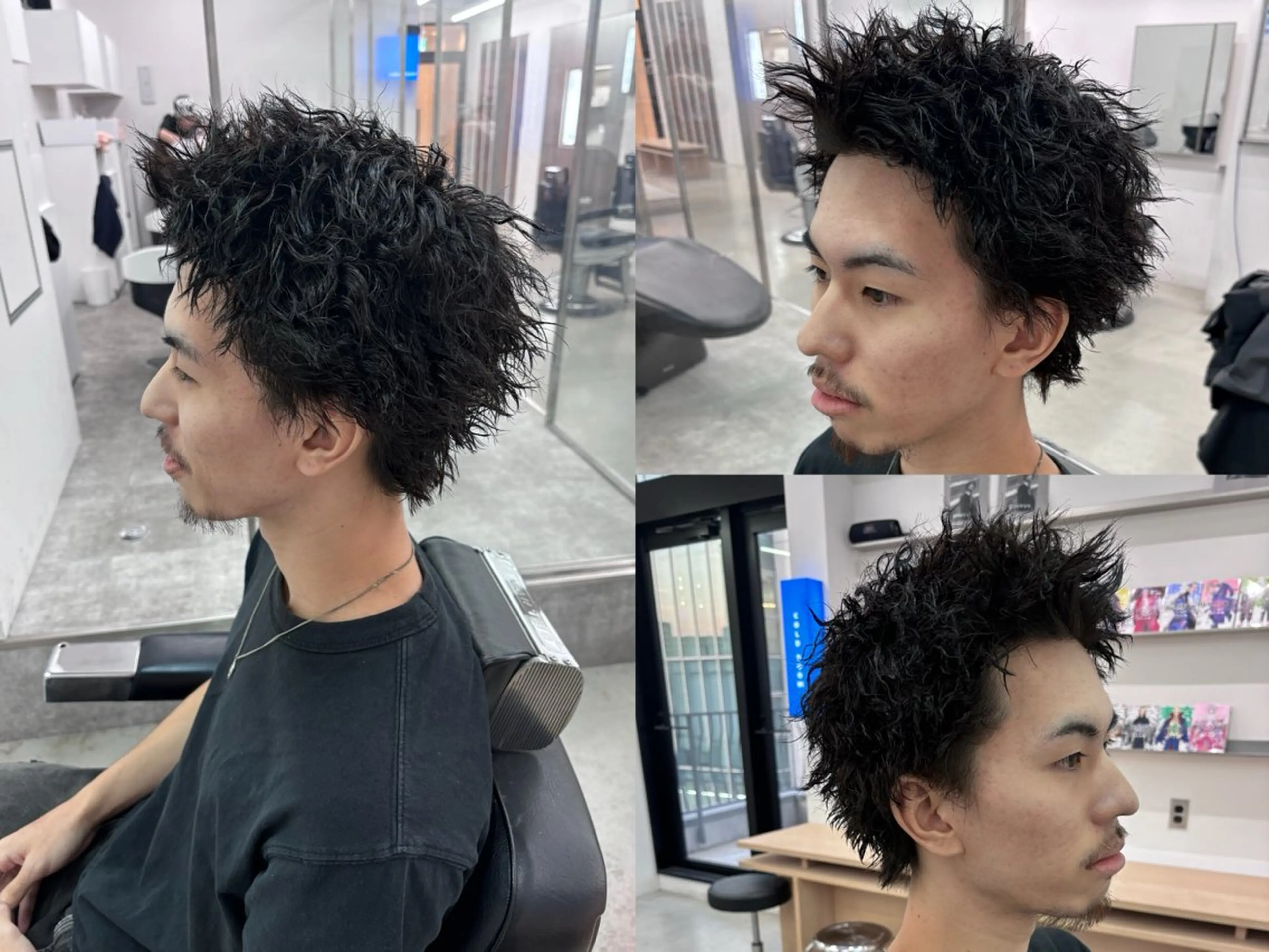 パーマ メンズ カット パーマ 土岐 仁/メンズ専門 パーマ特化美容師🌀のヘアスタイル