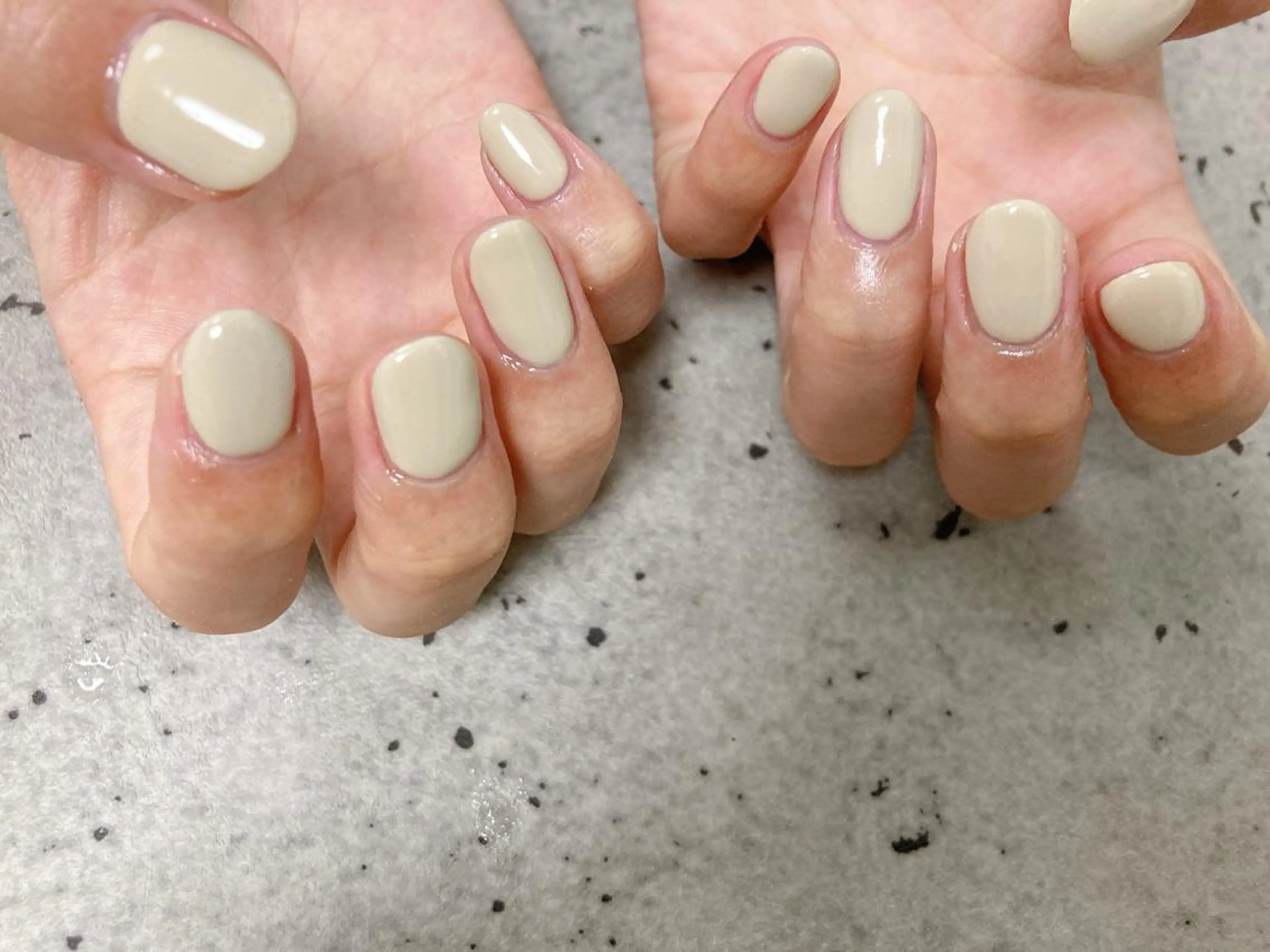 ネイル ワンカラーネイル ハンドネイル Mogu nail 二子玉川のネイルデザイン