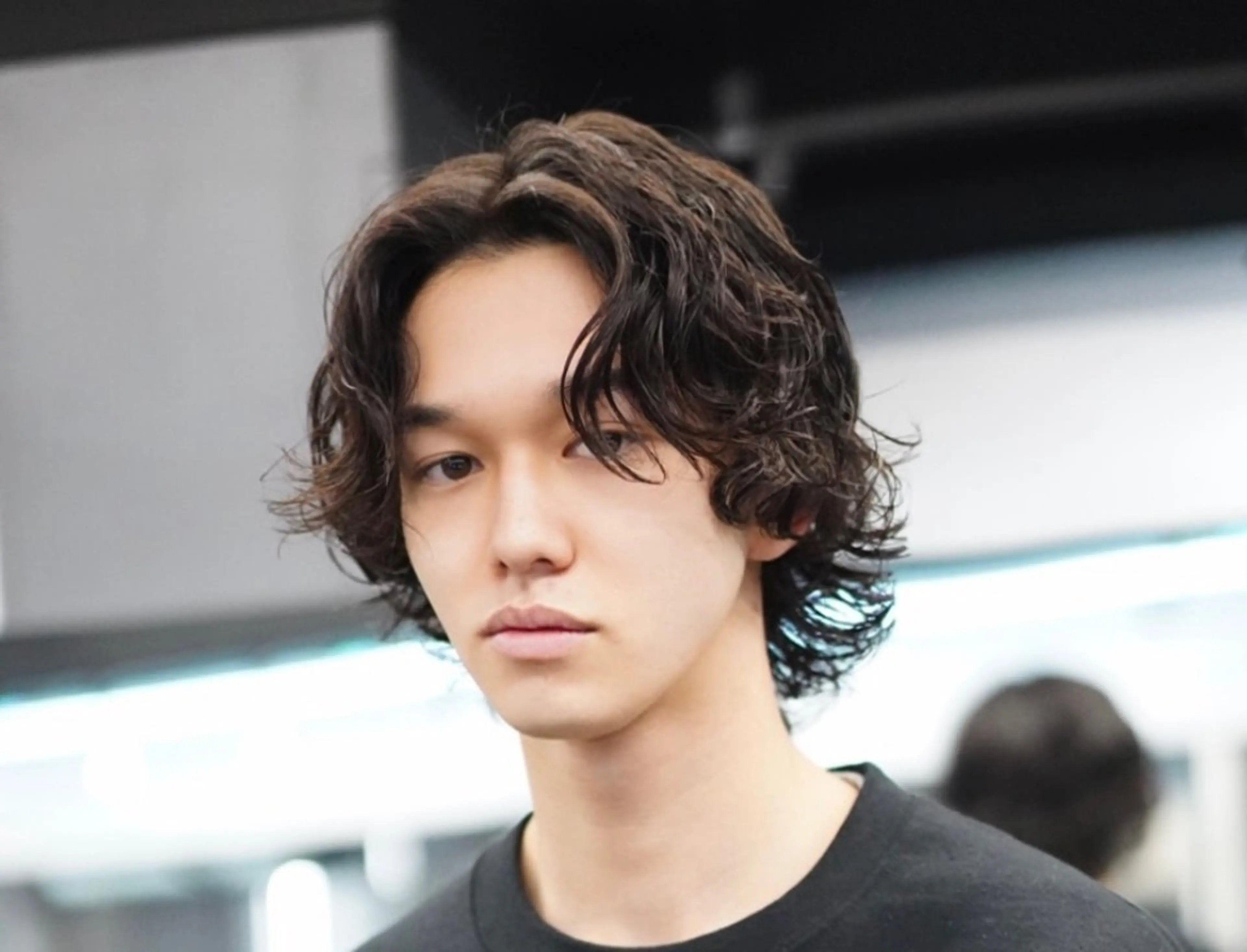 ロング カラー ヘアアレンジ メンズ カット パーマ fifth Tokyo所属・fifth 石川 凪のヘアスタイル