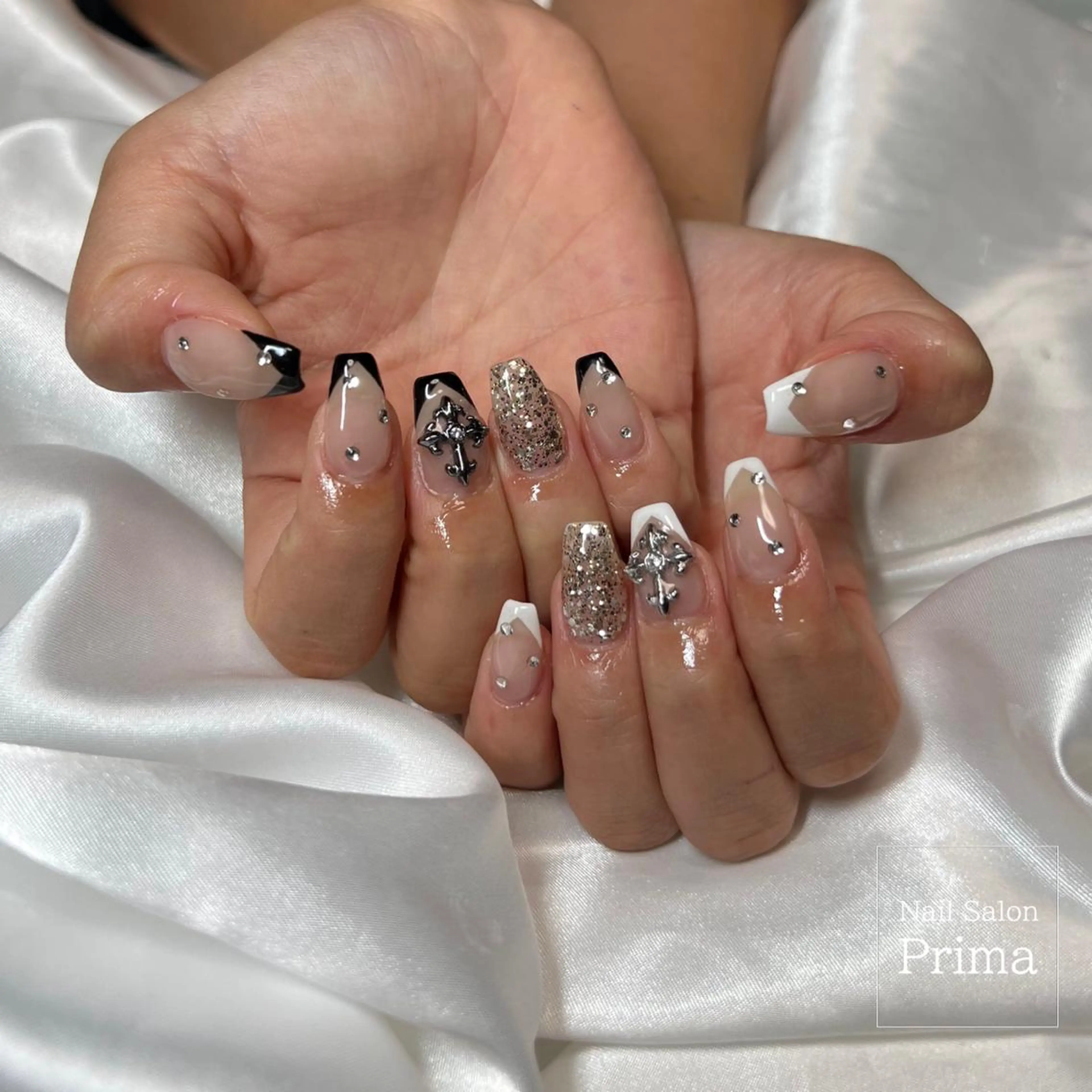 セミロング ネイル SalonPrima Nail & Eyeのマツエク・マツパデザイン