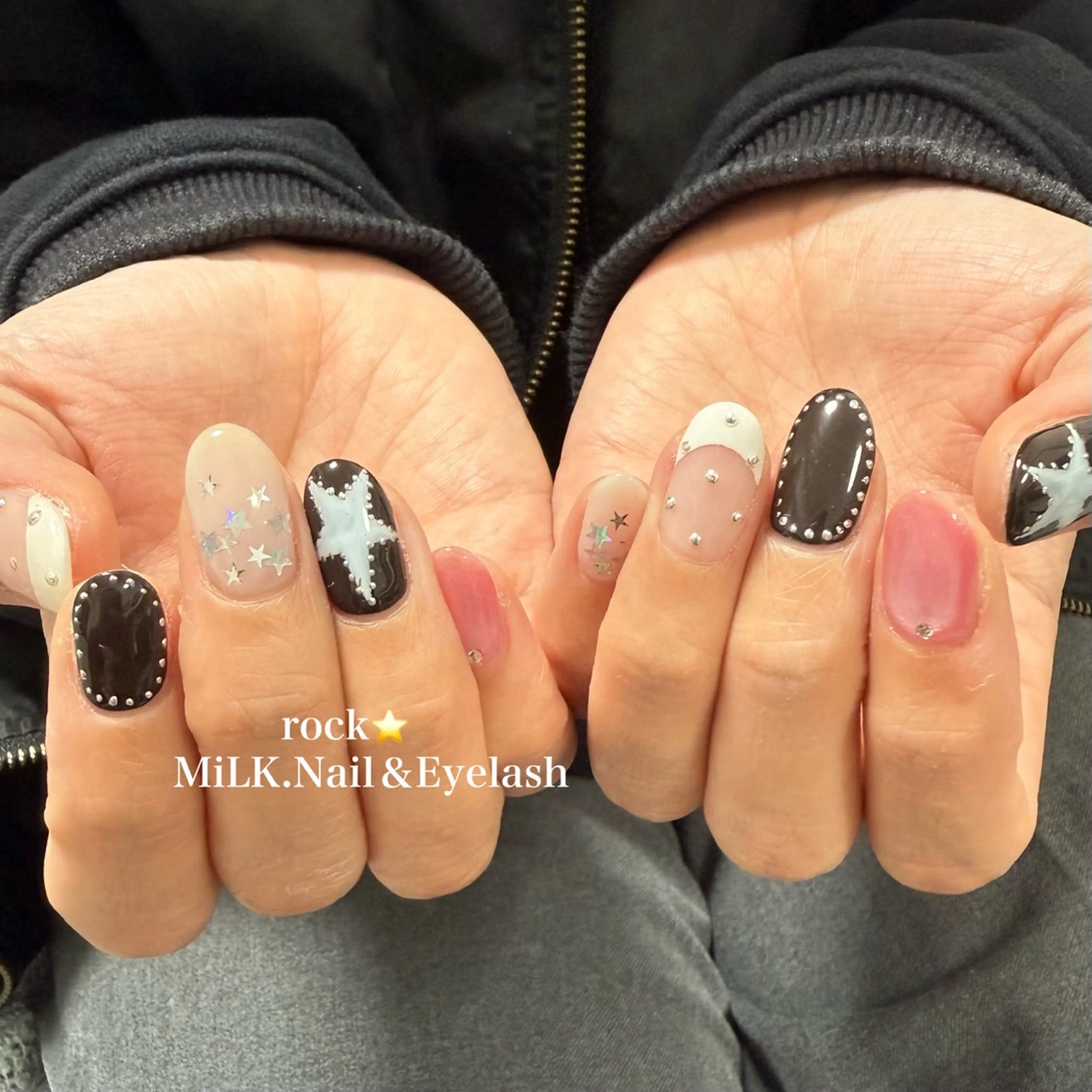 ネイル ハンドネイル MiLK. Nail&Eyelash所属・MiLK. wakaのマツエク・マツパデザイン
