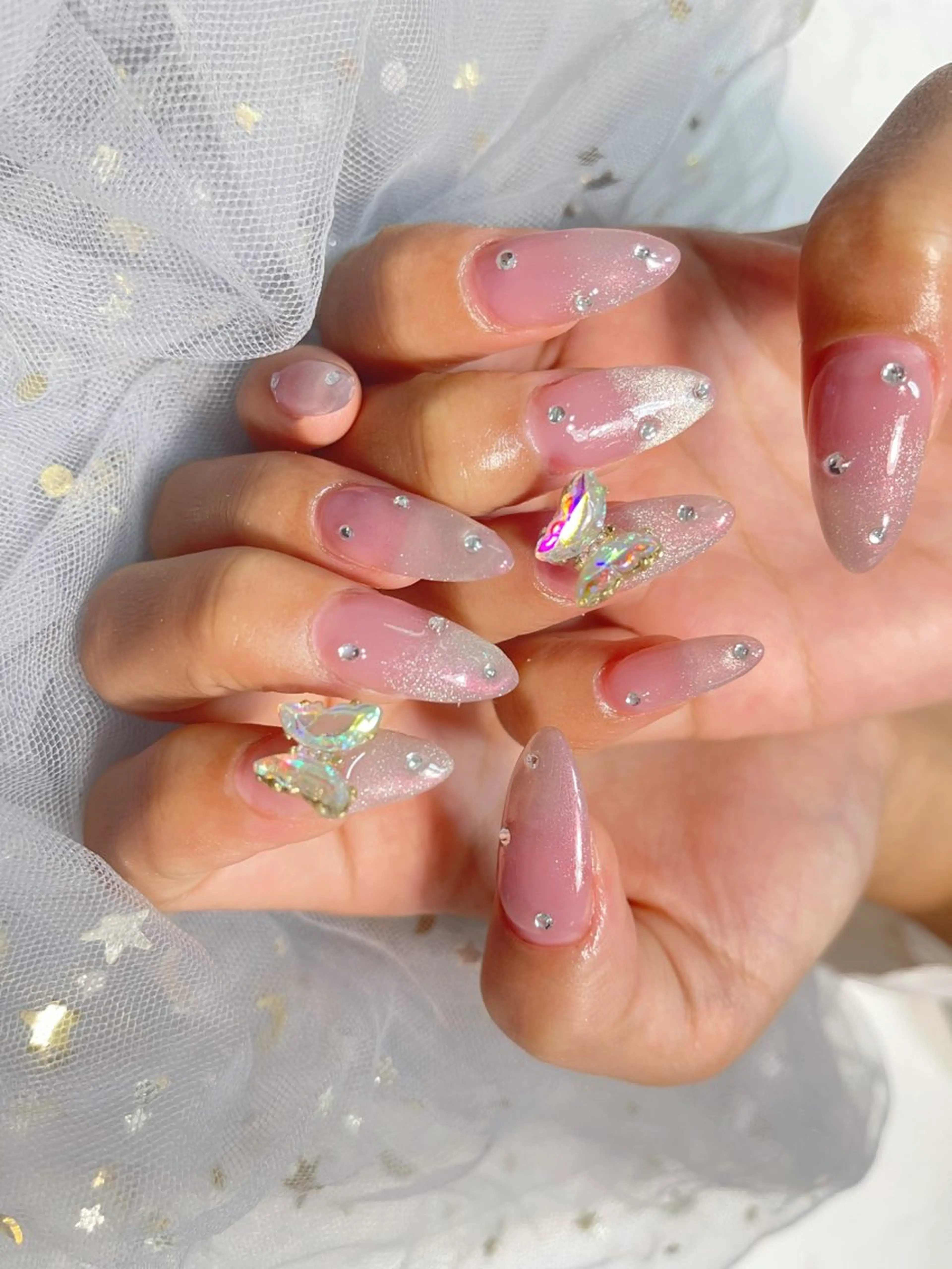 ネイル ハンドネイル 🎀ネイルサロン エクラYUI🎀のネイルデザイン