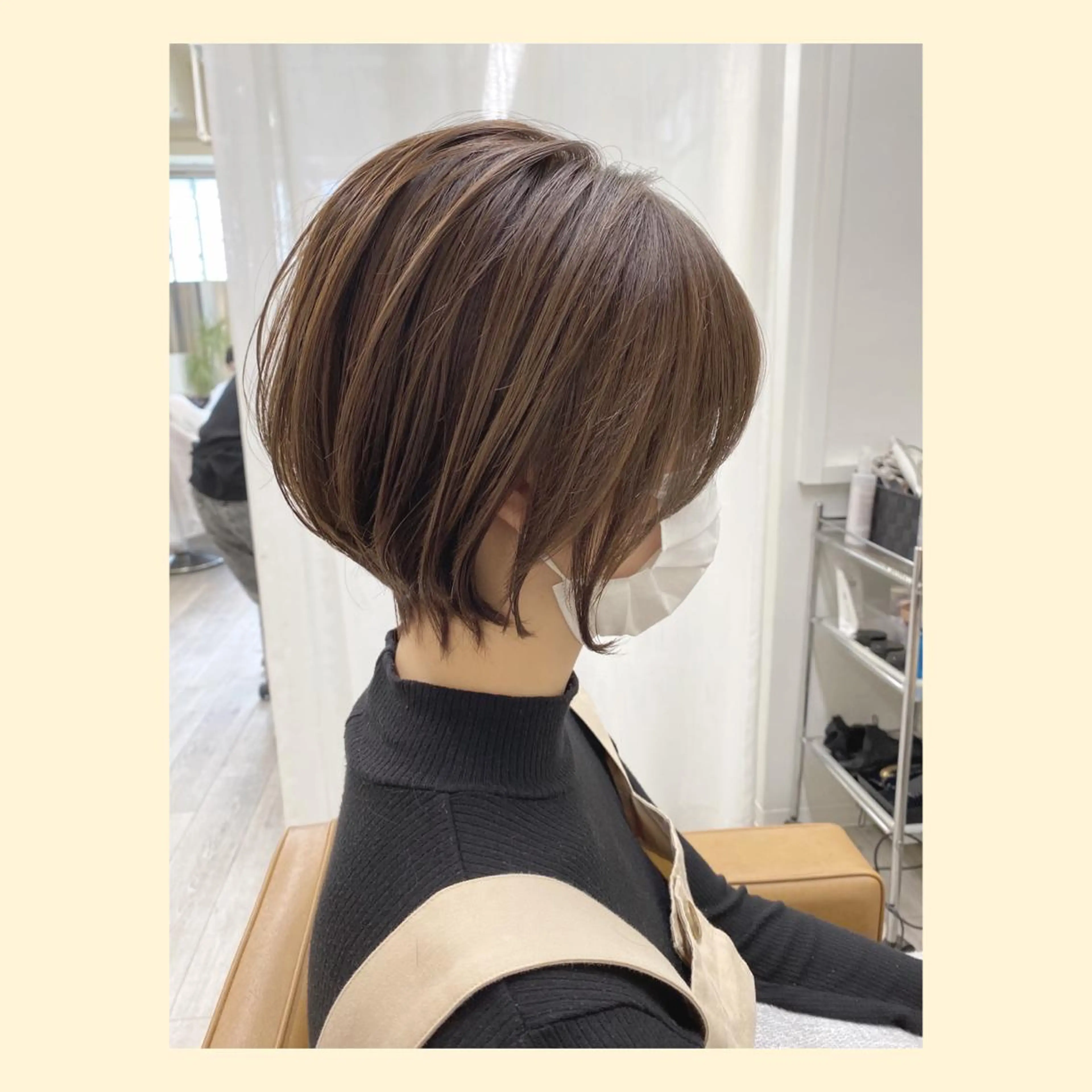 ショート カラー カット ヘアカラー トリートメント 🌈ショート/レイヤ ーカット/中村崇宏のヘアスタイル