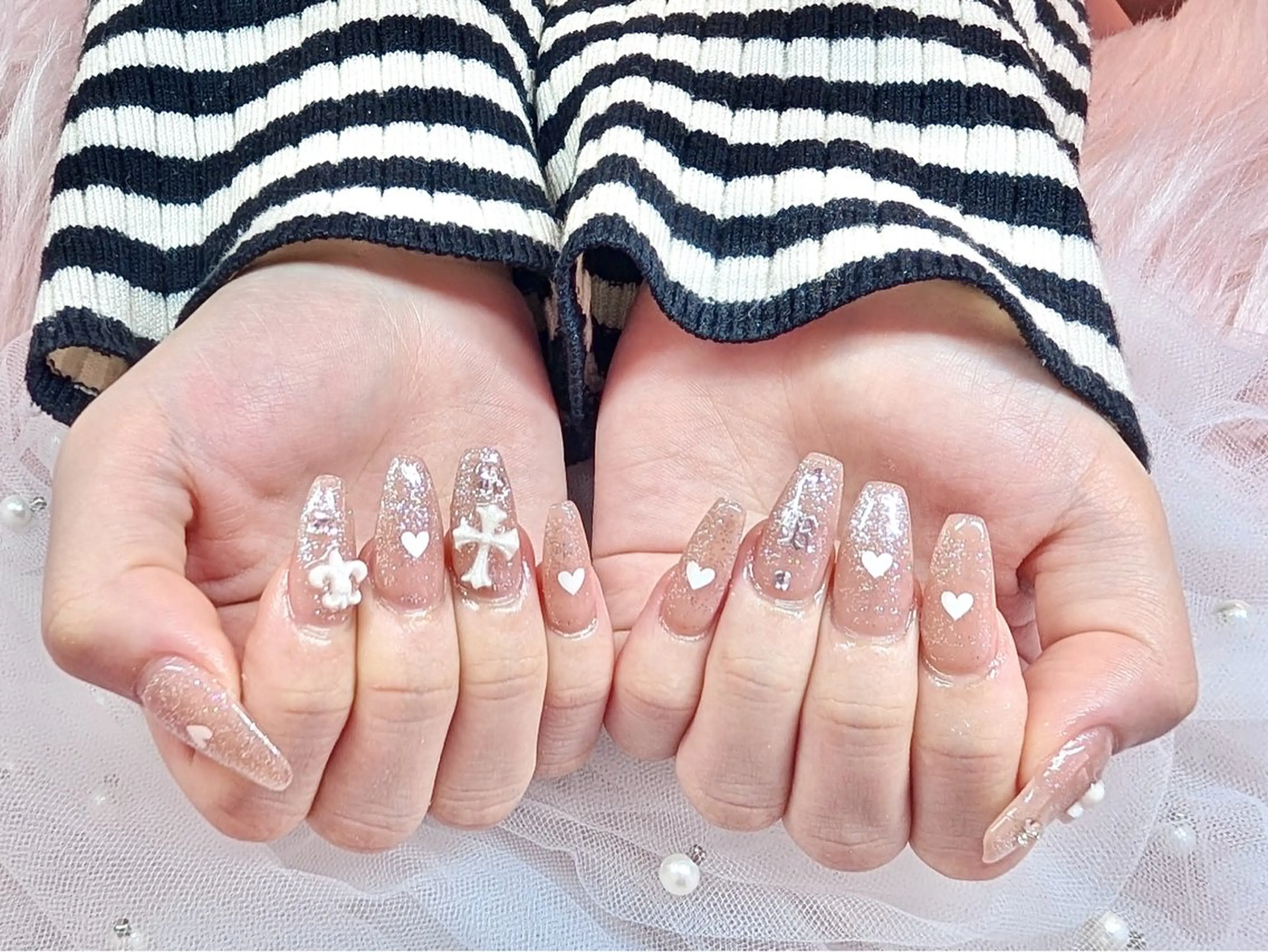 ネイル グラデーション ラメ(グリッター) ラメグラデーション Alissa  Nail所属・長さだし/新栄町駅 Alissaのネイルデザイン